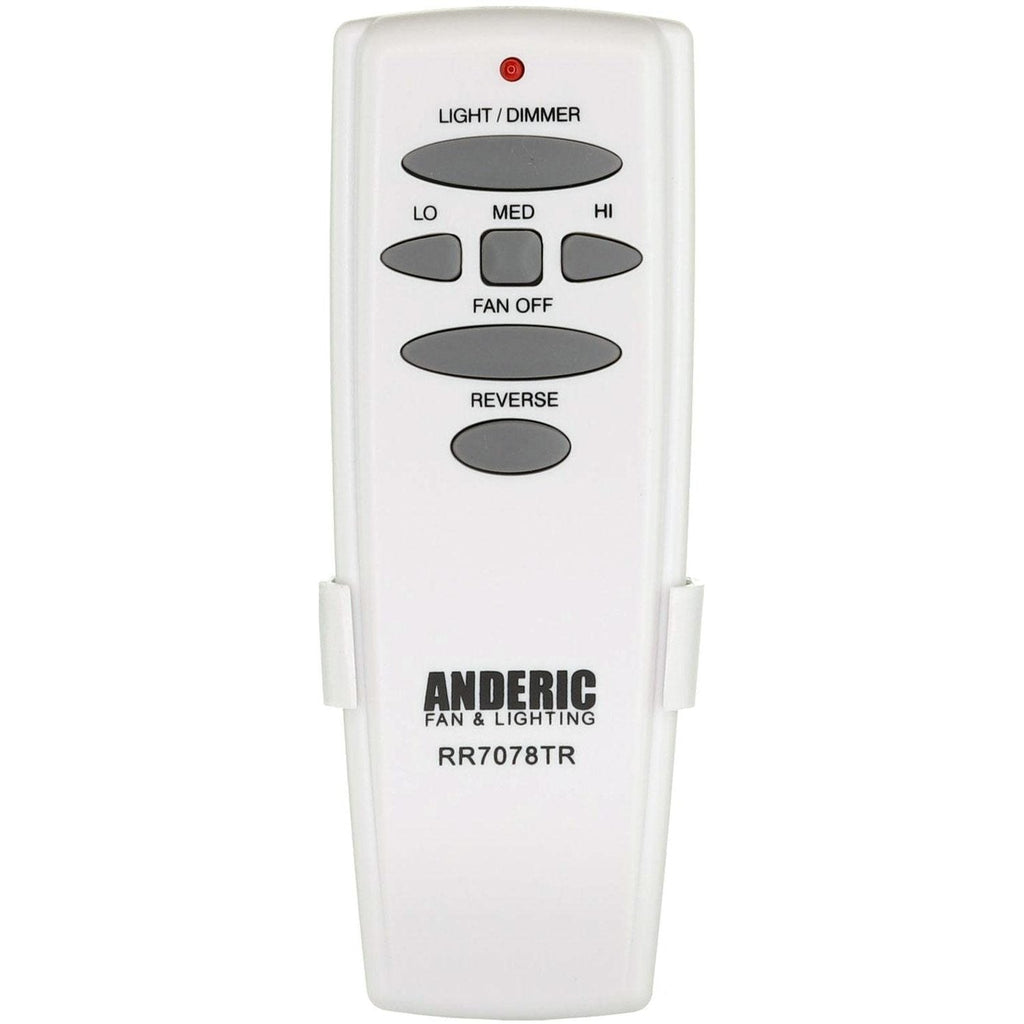 Anderic UC7058RKIT Replacement Ceiling Fan Remote Control Kit for Windward II 54-inch Ceiling Fans UC7058RY, RR7078TR