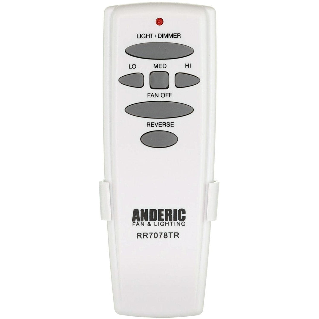 Anderic UC7058RKIT Replacement Ceiling Fan Remote Control Kit for Windward II 54-inch Ceiling Fans UC7058RY, RR7078TR