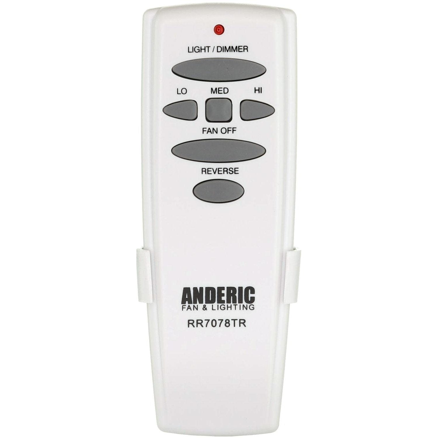 Anderic UC7058RKIT Replacement Ceiling Fan Remote Control Kit for Windward II 54-inch Ceiling Fans UC7058RY, RR7078TR