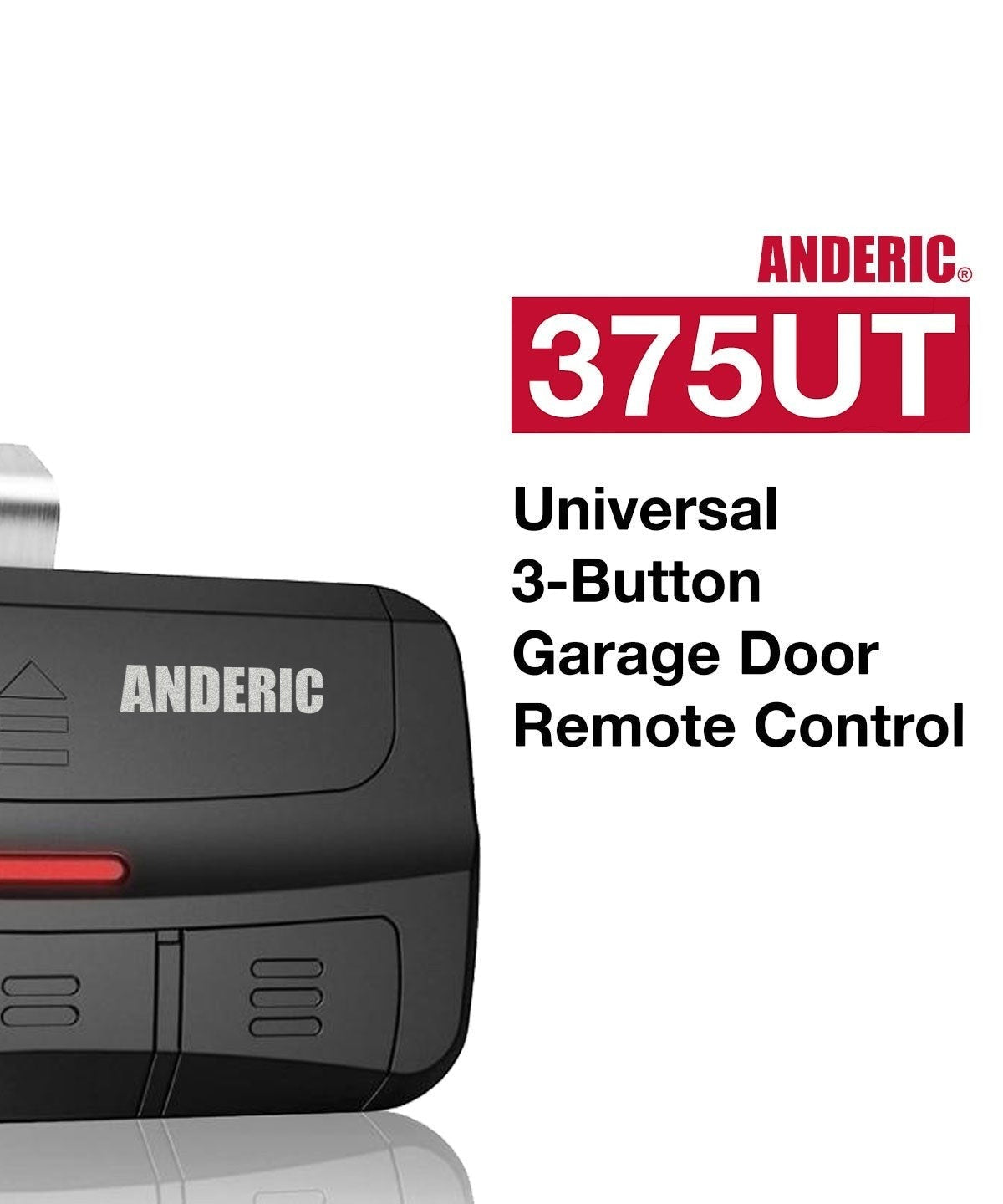 Substitute for Genie GIT-3 3-Button ACSCTG Intellicode Visor Garage Door Opener Remote Control - ACSCTG 3-BUTTON [375UT-3button]