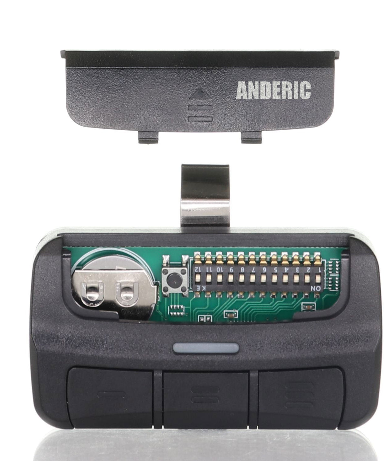 Anderic 375UT-3Button Universal 3-Button Garage Door Opener Remote Control for LiftMaster, Chamberlain, Genie, Craftsman, Linear, and Wayne Dalton