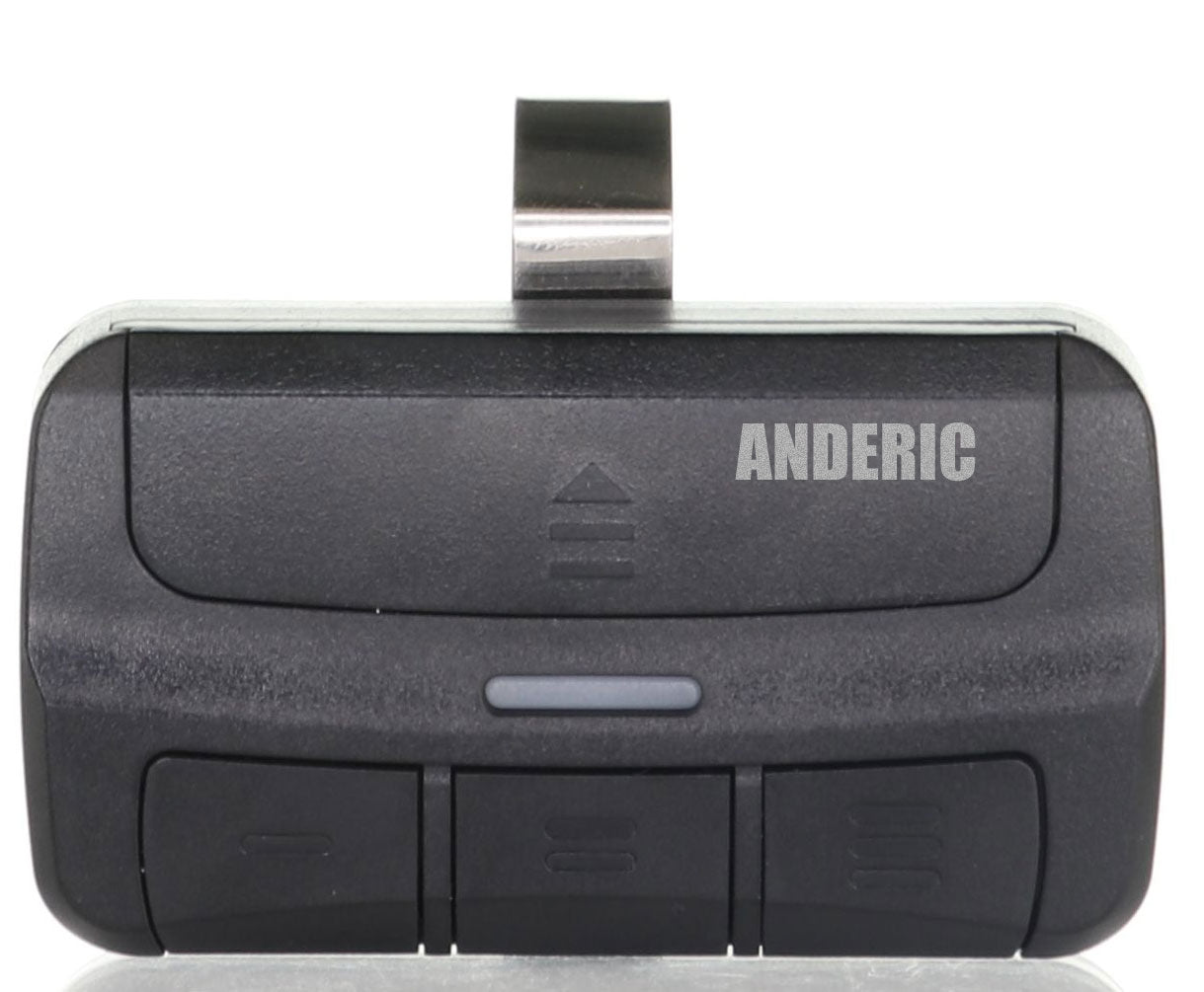 Substitute for Genie GM3T-R 3-Button for Genie with Learn and 9/12 DIP Switches Garage Door Opener Remote Control [375UT-3button]