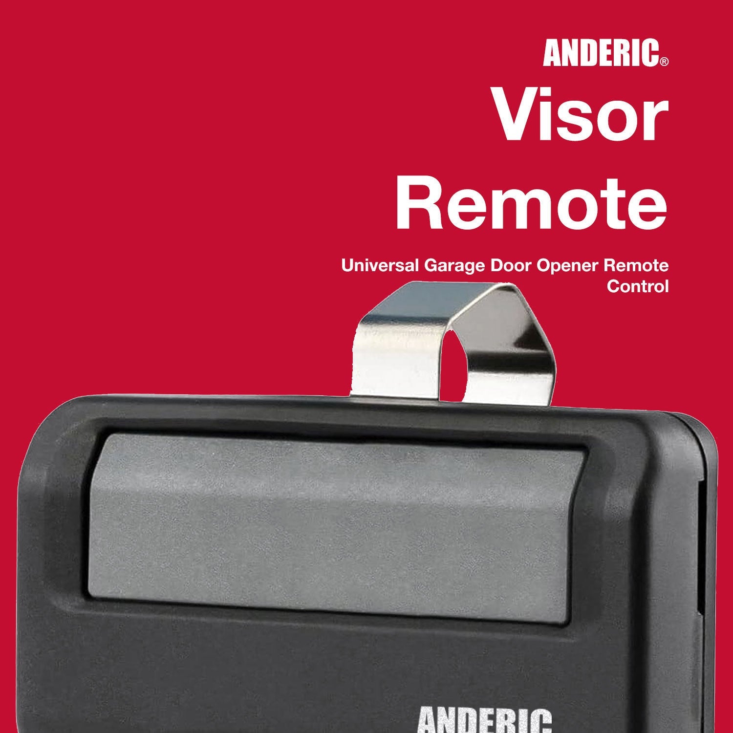 Anderic 891LM 950ESTD Garage Door Opener Remote Control for Liftmaster, Chamberlain, Sears, and Craftsman with Yellow Learn Key