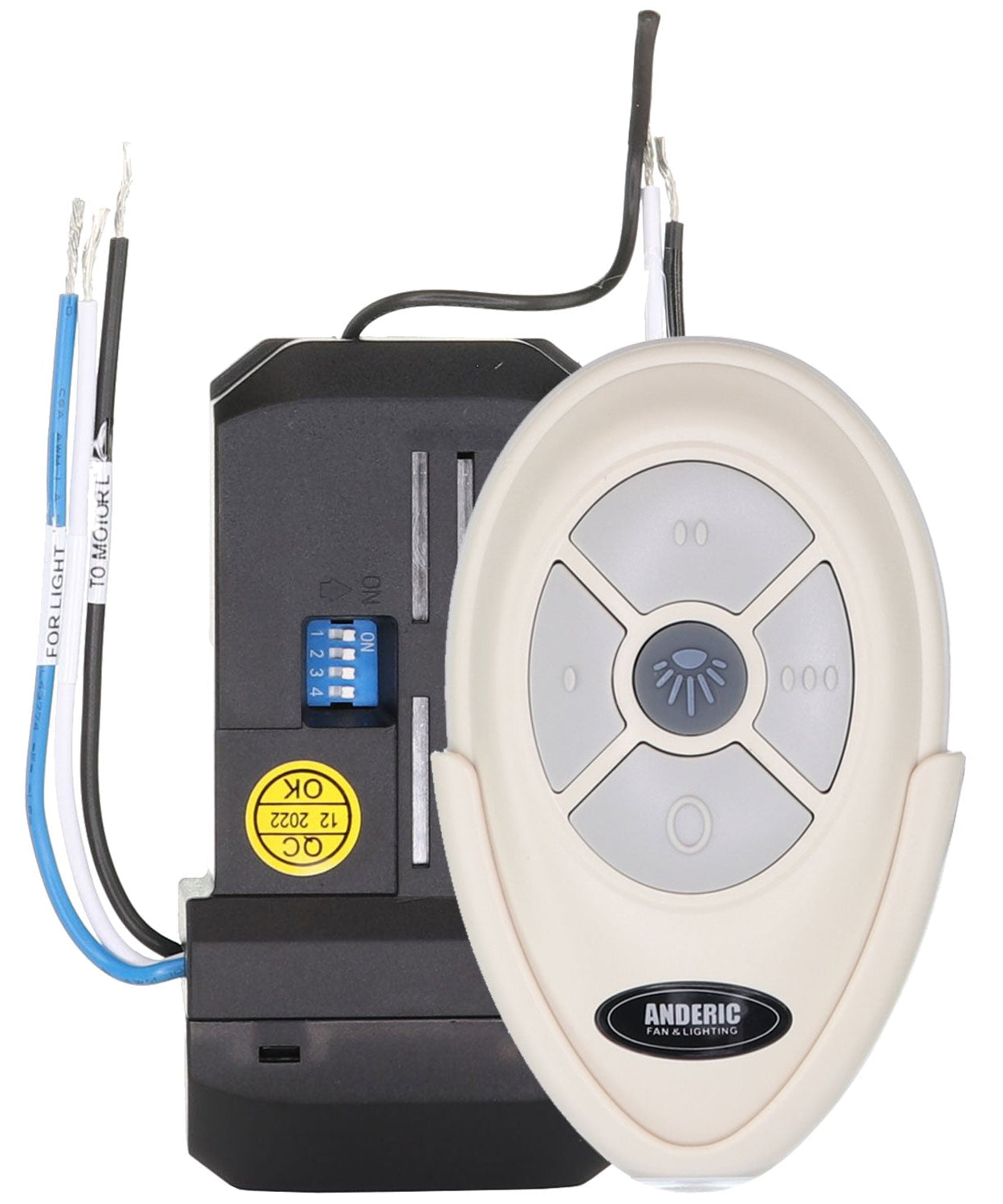 Substitute for Harbor Breeze UC7202T1 Ceiling Fan Remote Control [FAN35T-UC7067FMRX-KIT]