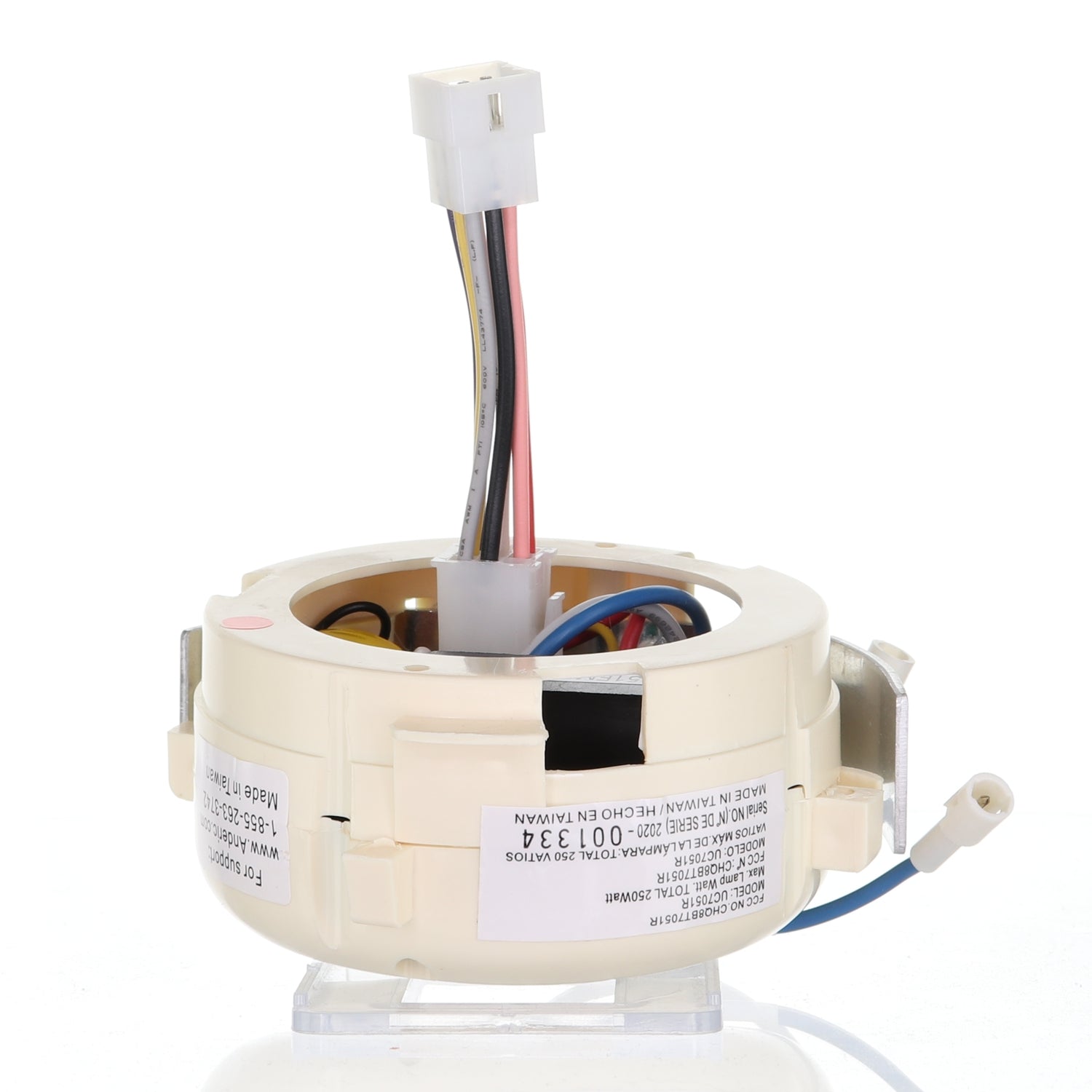 Anderic MOLEX-AMP-ADAPTER Molex to Amp 9-Pin Harness Adapter Cable for Ceiling Fan Receivers