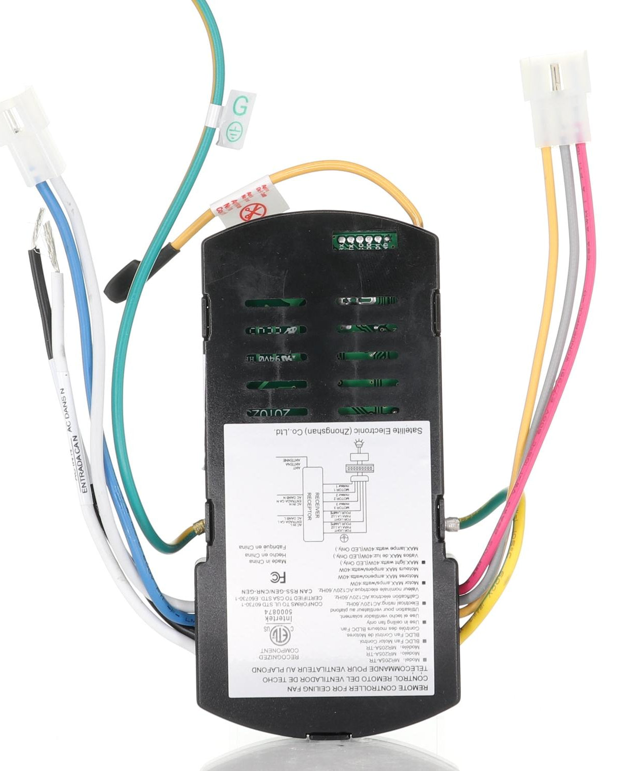 Anderic MR205A-TR Replacement Ceiling Fan Receiver for Home Decorators Collection Celene YG908A