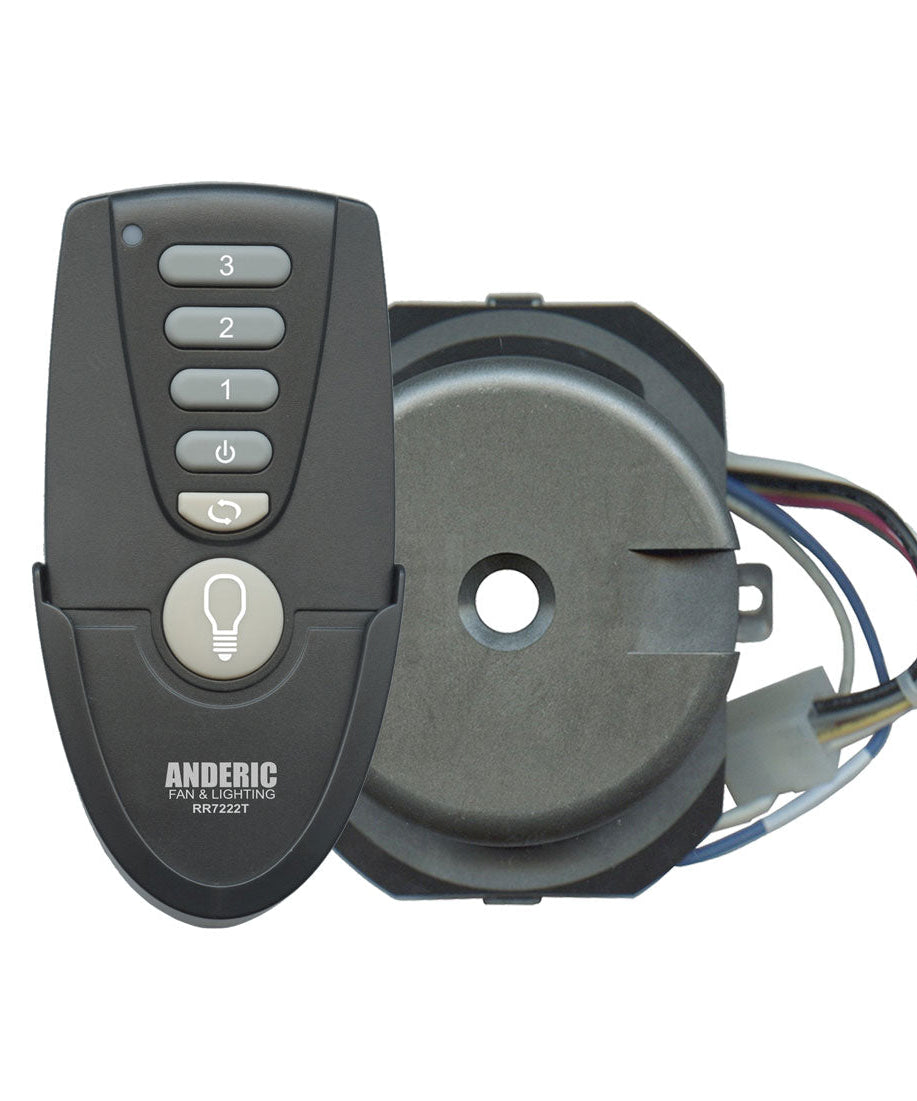 Anderic MR77A.2-RR7222T434-KIT Replacement Altura Ceiling Fan Remote Control Kit for Home Decorators Collection