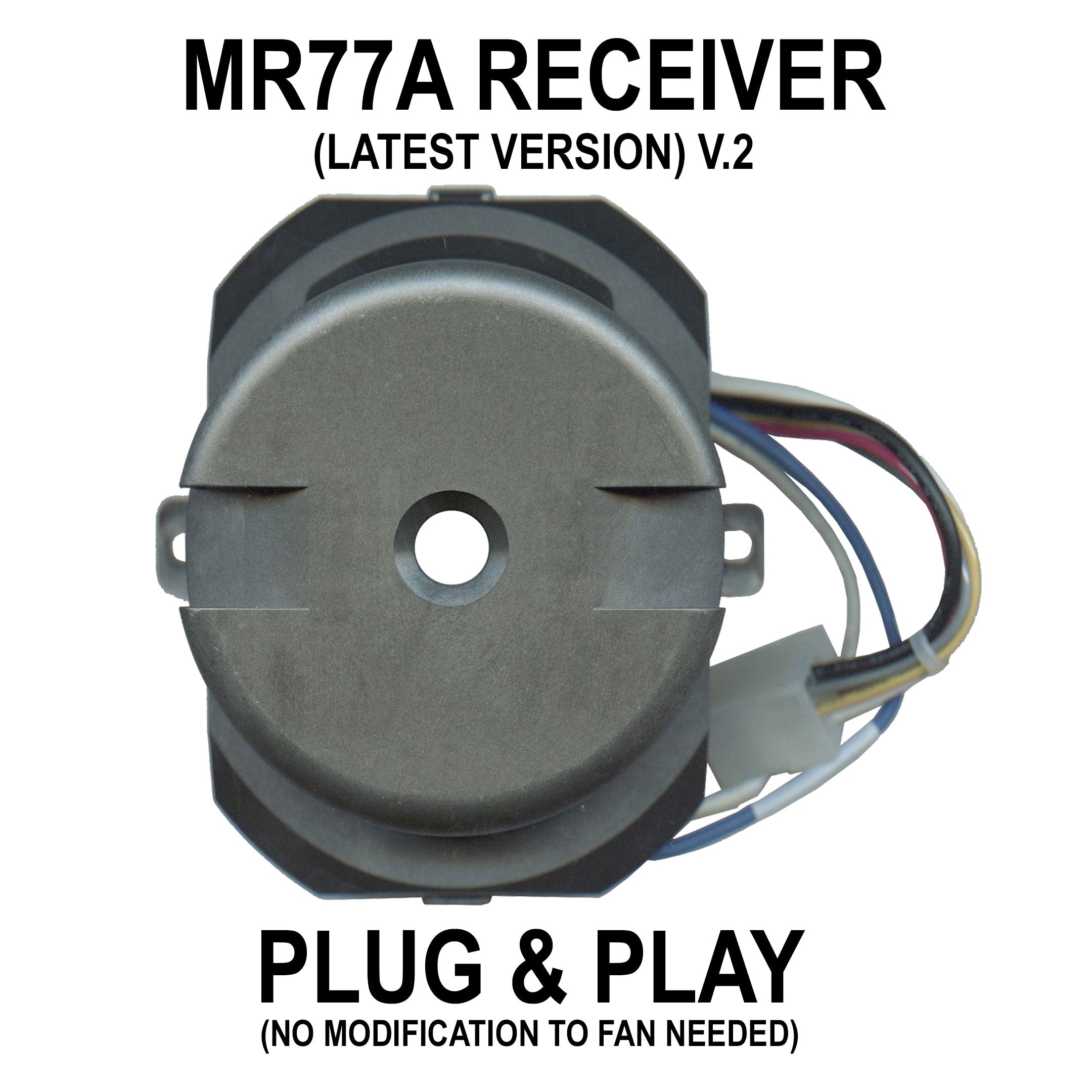Anderic MR77A.2-RR7222T434-KIT Replacement Altura Ceiling Fan Remote Control Kit for Home Decorators Collection