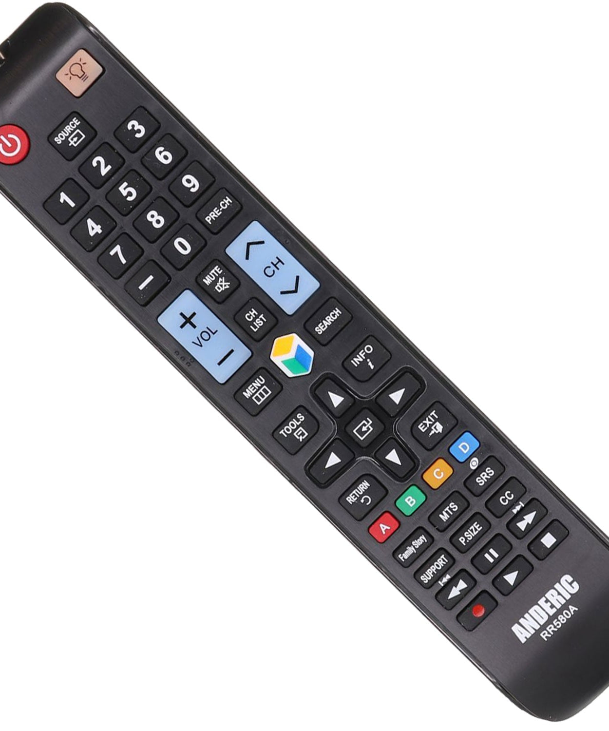 Anderic RR580A Replacement Smart TV Remote Control for Samsung AA59-00580A and All Similar Models | IR