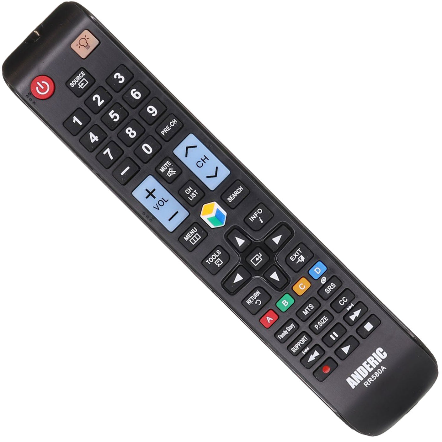 Anderic RR580A Replacement Smart TV Remote Control for Samsung AA59-00580A and All Similar Models | IR