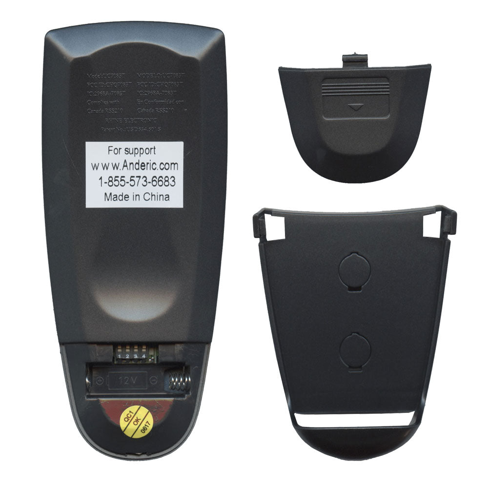 Anderic Universal Add-on Remote Control Kit for 3 speed Ceiling Fans with Up & Down Lights - RR7083TUDL-FAN28RUD-KIT