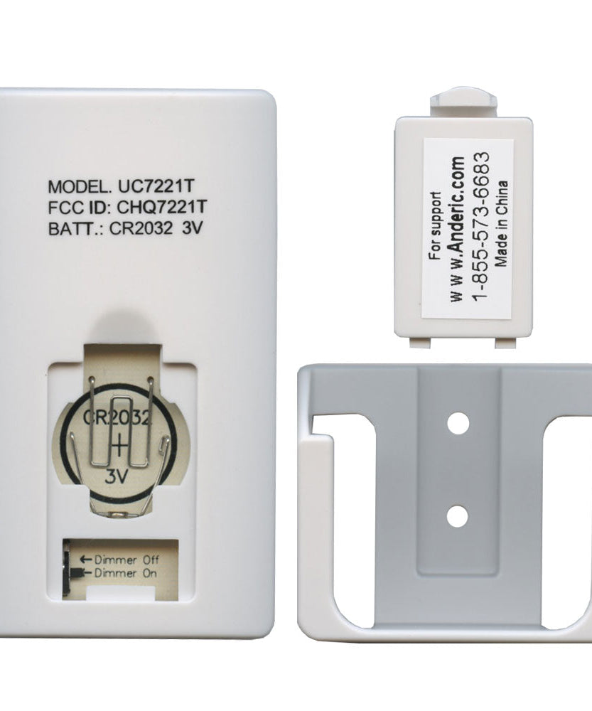 Anderic RR7221T for 3-Speed Fans Ceiling Fan Remote Control - UC7221T / KUJCE10601