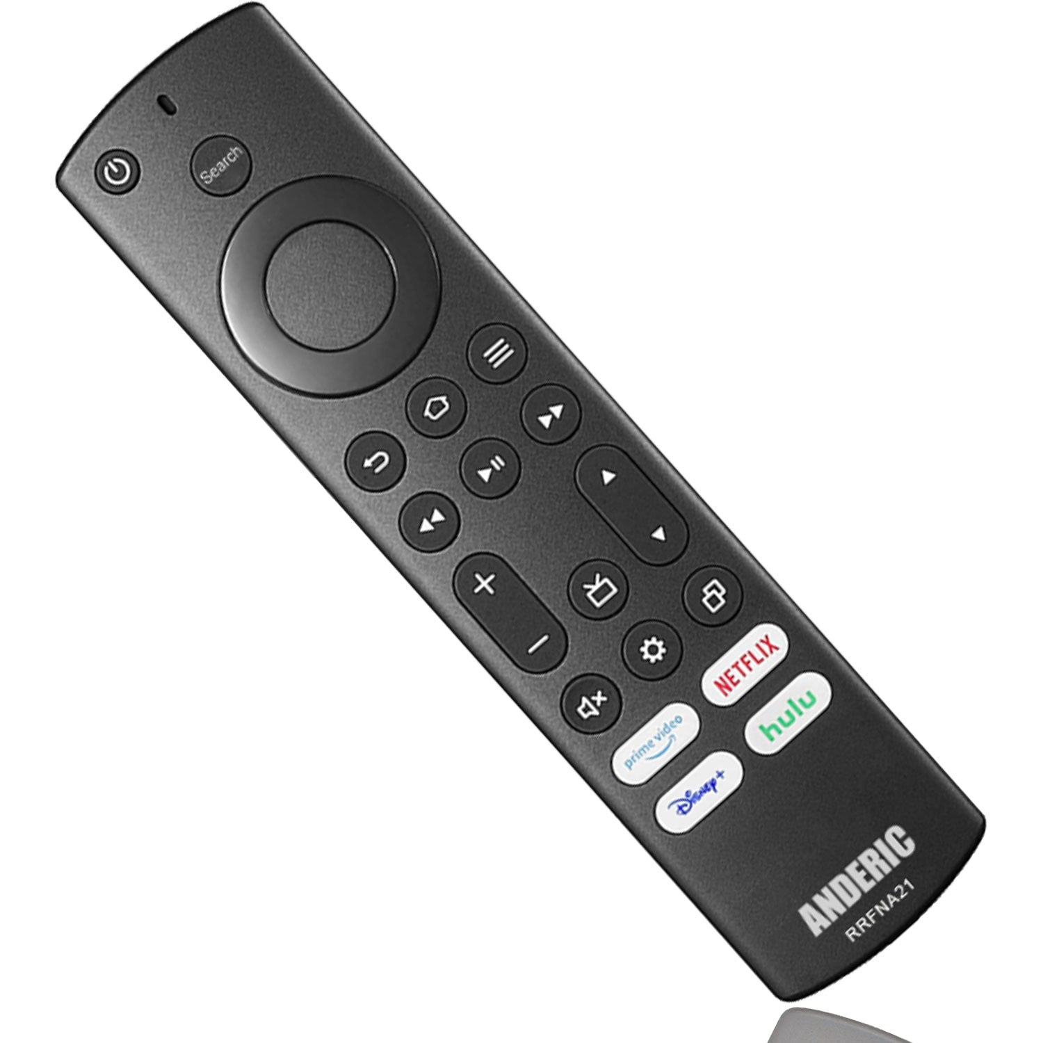 Anderic RRFNA21 for Insignia and Toshiba Fire IR TV Remote Control | Prime Video | Netflix | Disney + | Hulu - RRFNA21