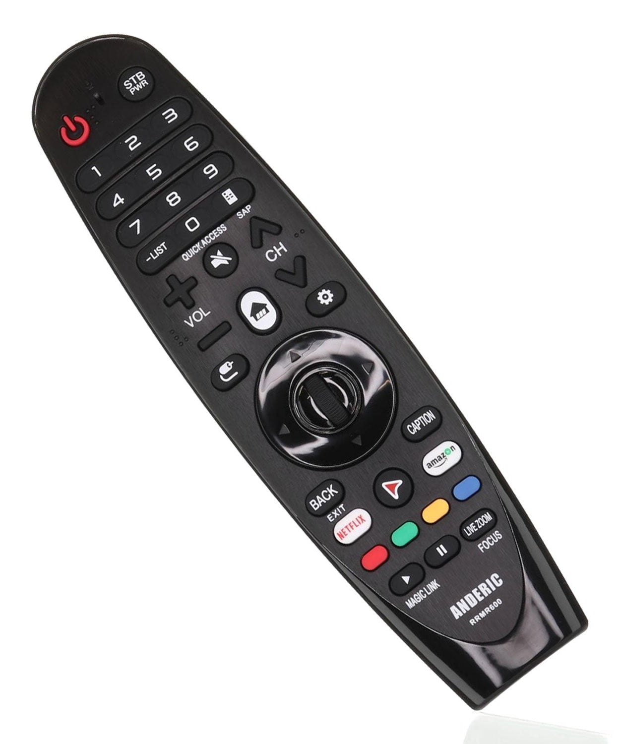Anderic RRMR600 Universal Magic TV Remote Control for LG with Pointer Function
