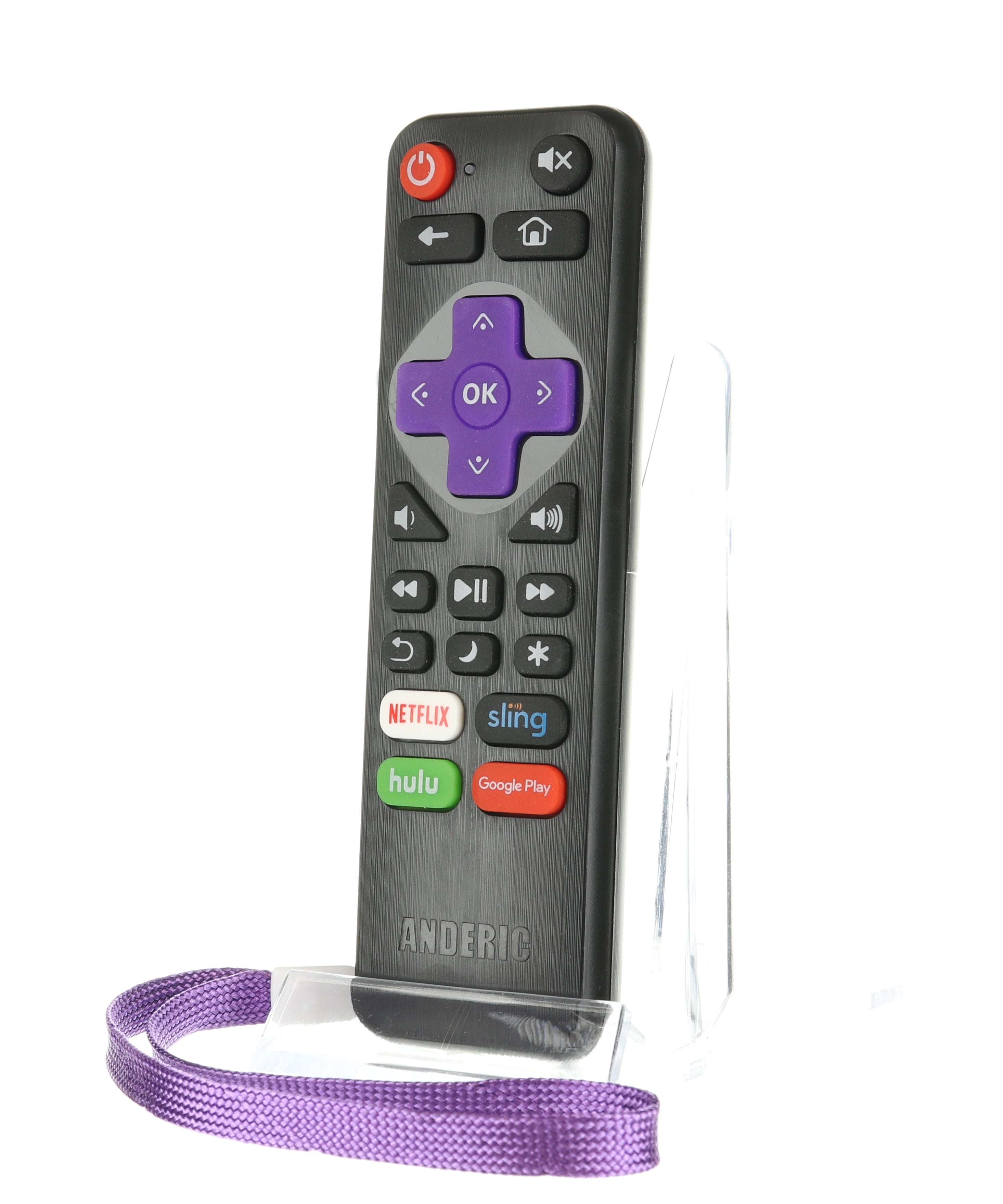 Anderic RRNS17 Replacement Remote Control for Insignia Roku-Enabled TVs (2016-2019) | No Programming Required