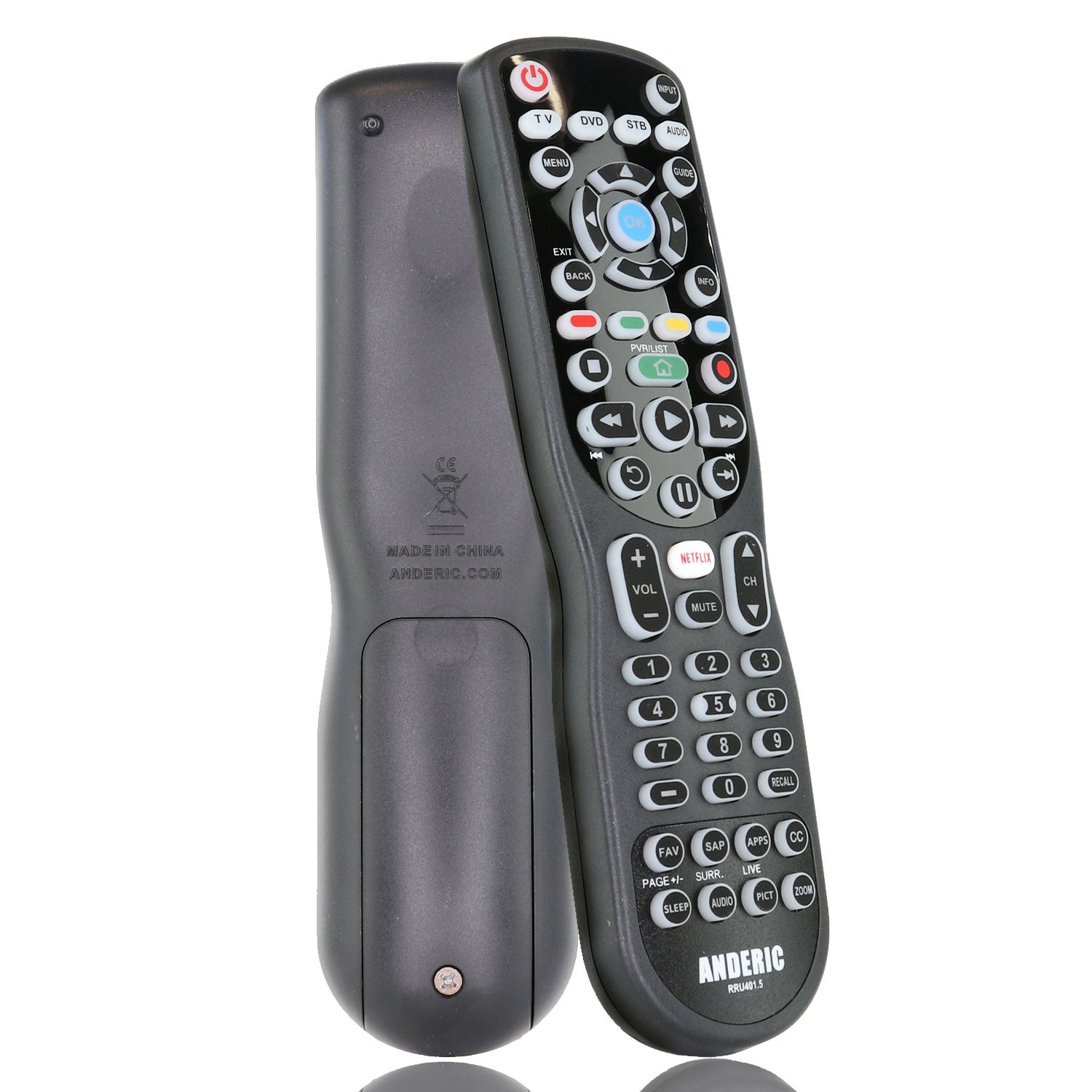 Anderic CT90159 Replacement TV Remote Control for TOSHIBA