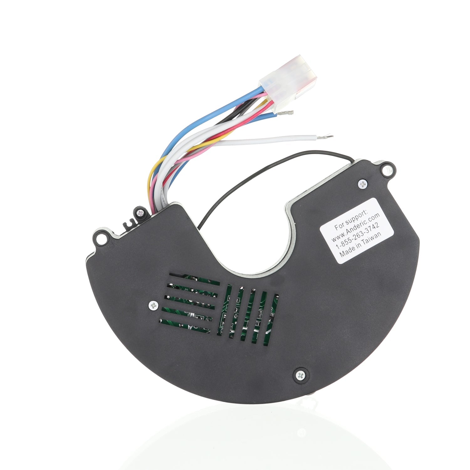 Anderic RR7080T AND UC7058GM for Hampton Bay Miramar 60 in. Ceiling Fan Remote Control with Receiver Kit - RR7080T/UC7058GM
