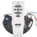 Anderic UC7058RKIT Replacement Ceiling Fan Remote Control Kit for Windward II 54-inch Ceiling Fans UC7058RY, RR7078TR