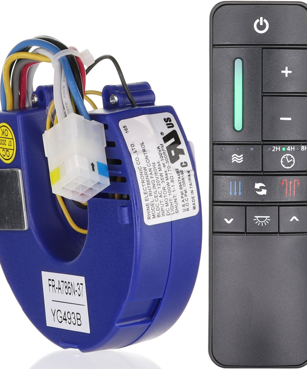 Anderic UC786N37-RR7225T Remote Control Ceiling Fan Kit for FANIMATION SLINGER v2