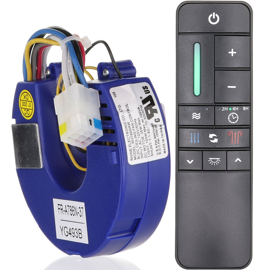 Anderic UC786N37-RR7225T Remote Control Ceiling Fan Kit for FANIMATION SLINGER v2