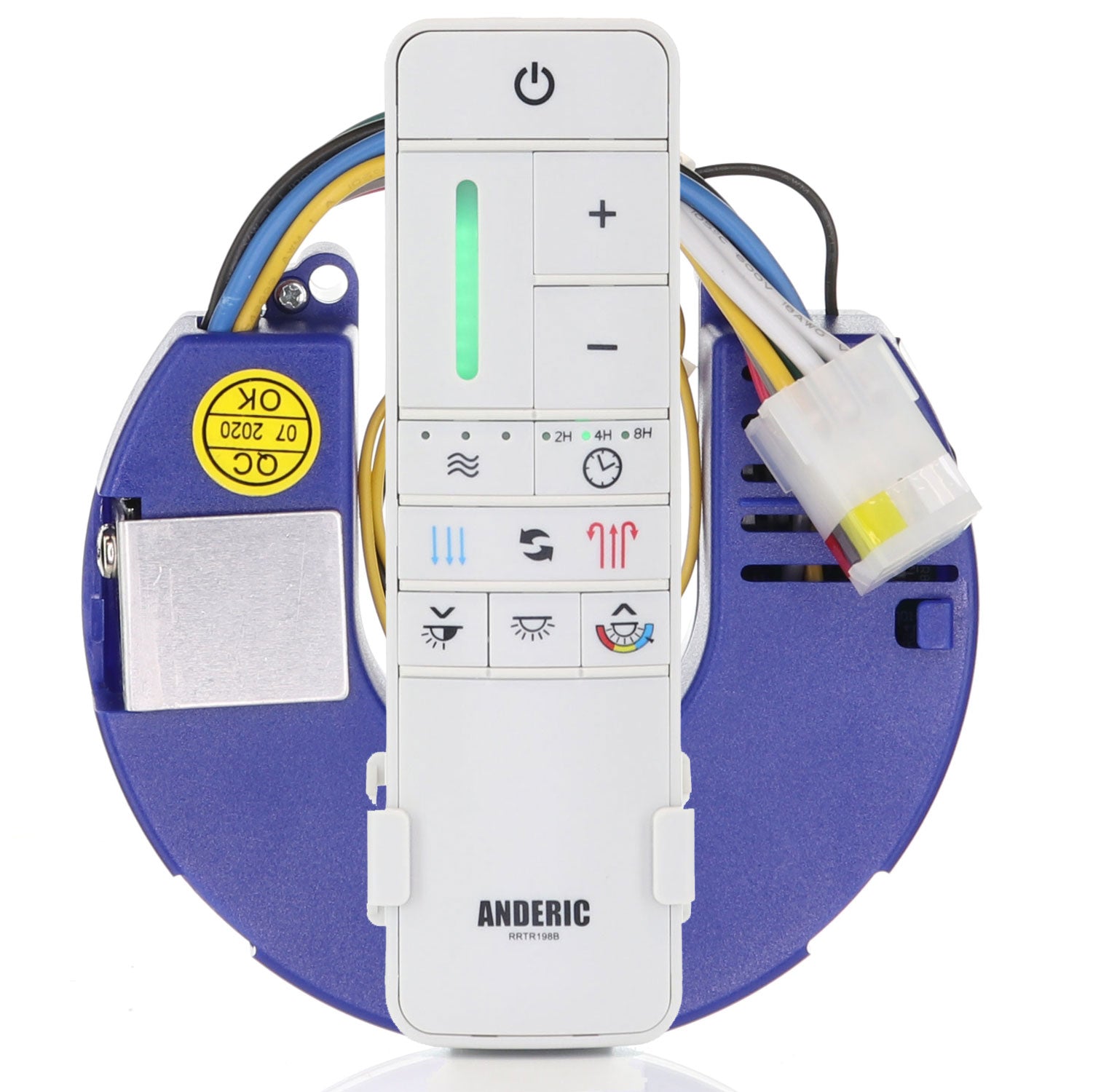 Anderic UC786N37-TR198B Remote Control Ceiling Fan Kit for FANIMATION SLINGER v2