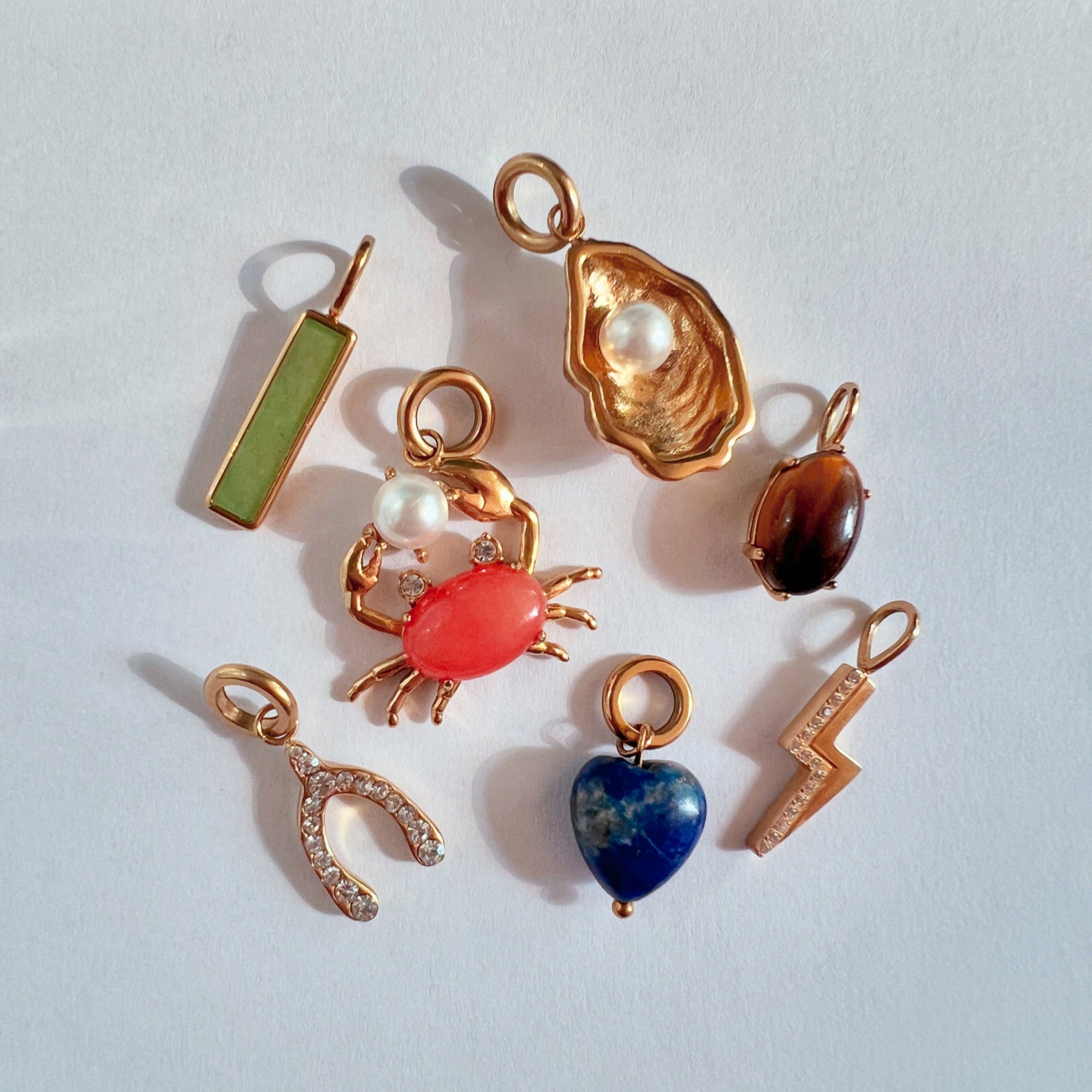 Pave Wishbone Interchangeable Charm