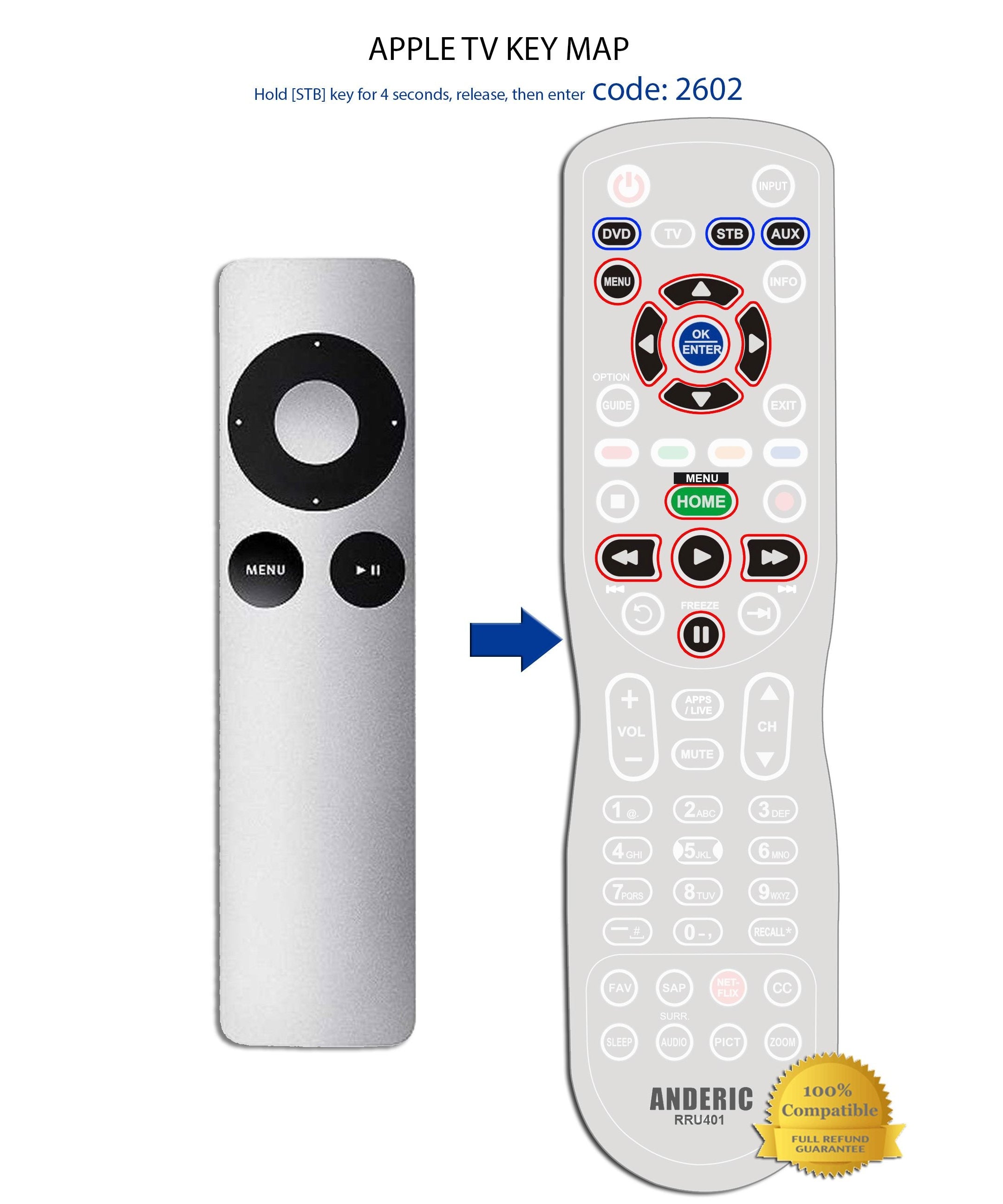 Apple MC377LL/A Streaming Remote Control