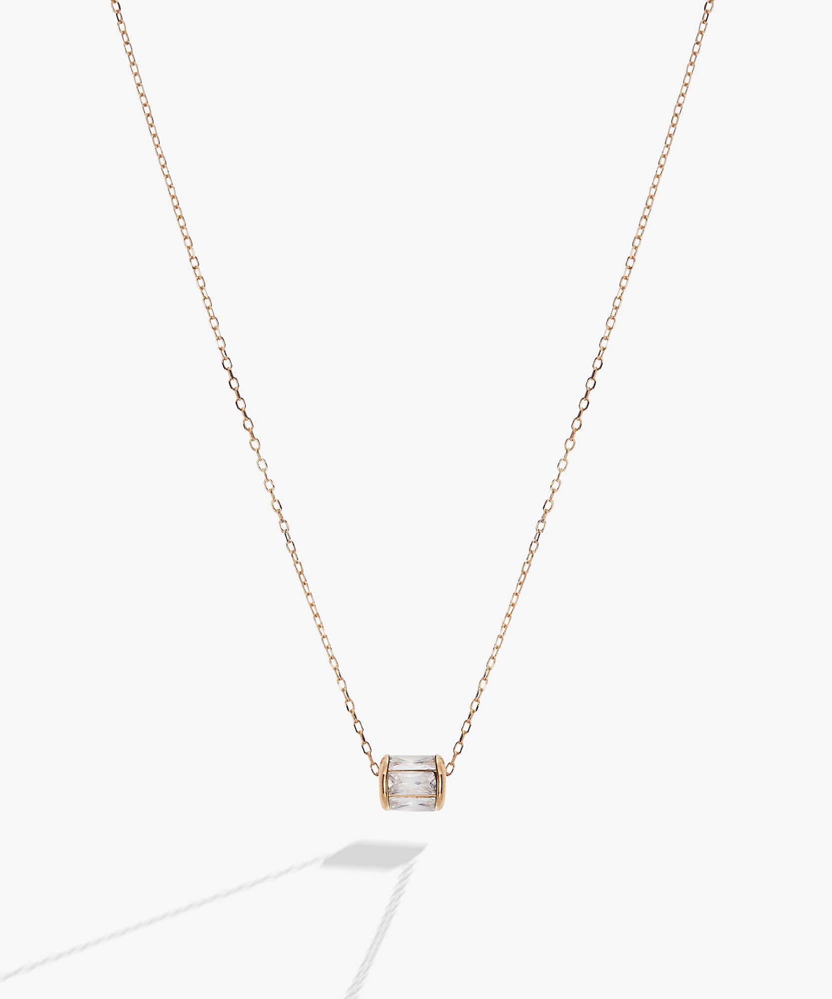 April Birthstone Precious Pendant Necklace