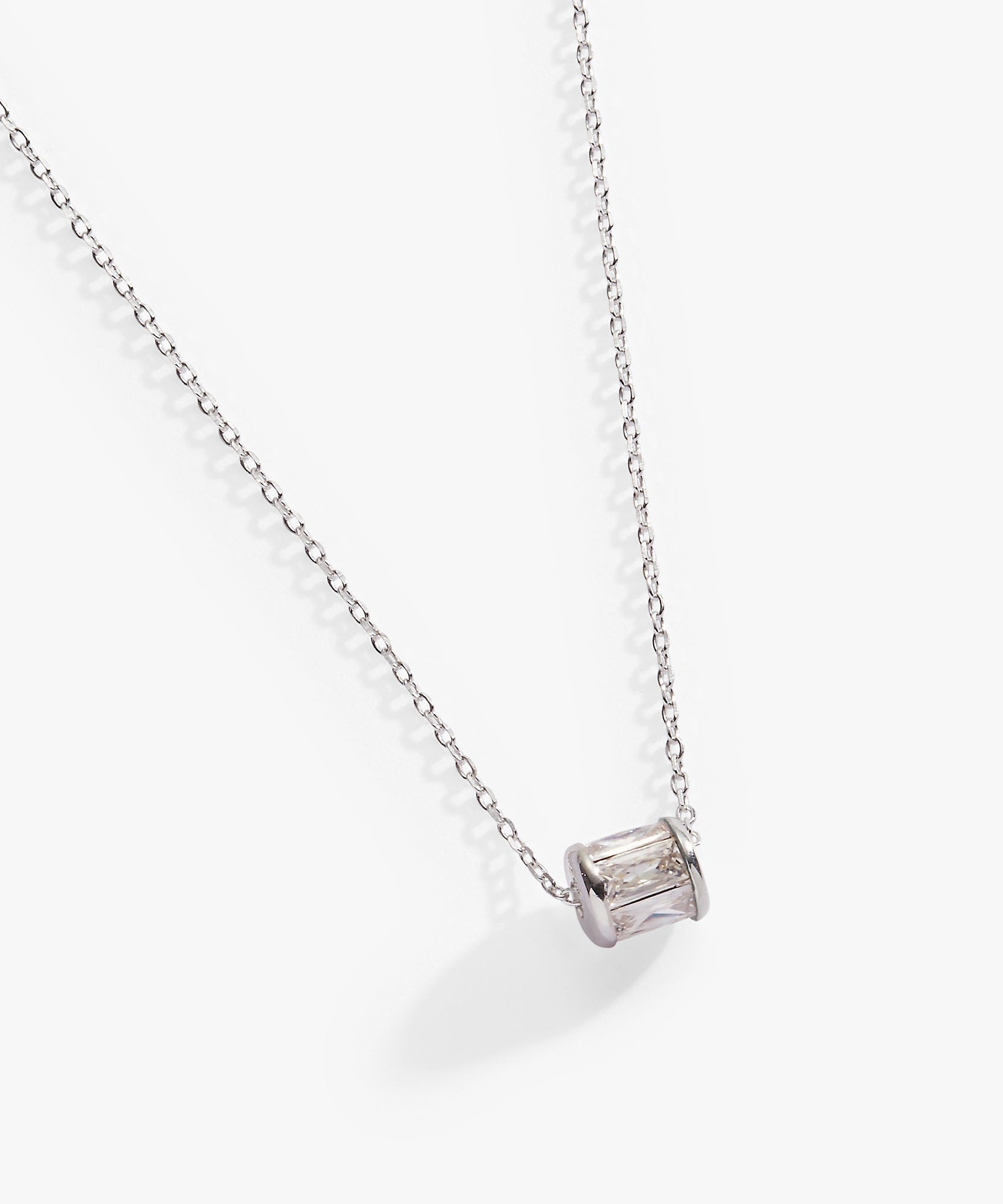 April Birthstone Precious Pendant Necklace
