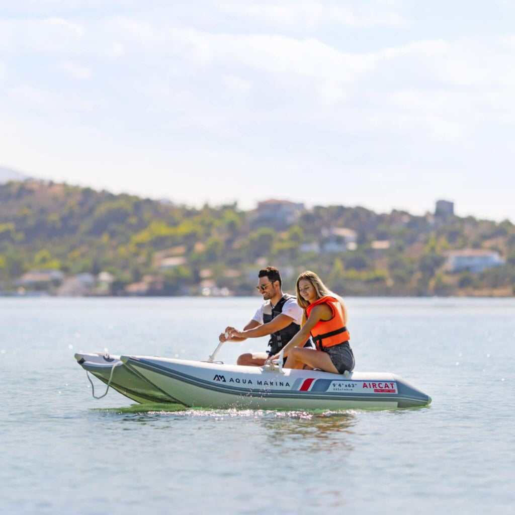 Aqua Marina Aircat 11FT 5-Person High-Speed Inflatable Catamaran With DWF Air Deck [BT-AC335] (SAK10650)