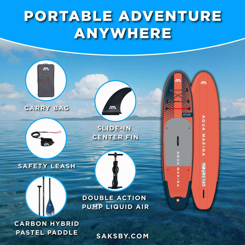 Aqua Marina Atlas 12FT All-Around Inflatable Paddleboard [BT-21ATP] (SAK57569)