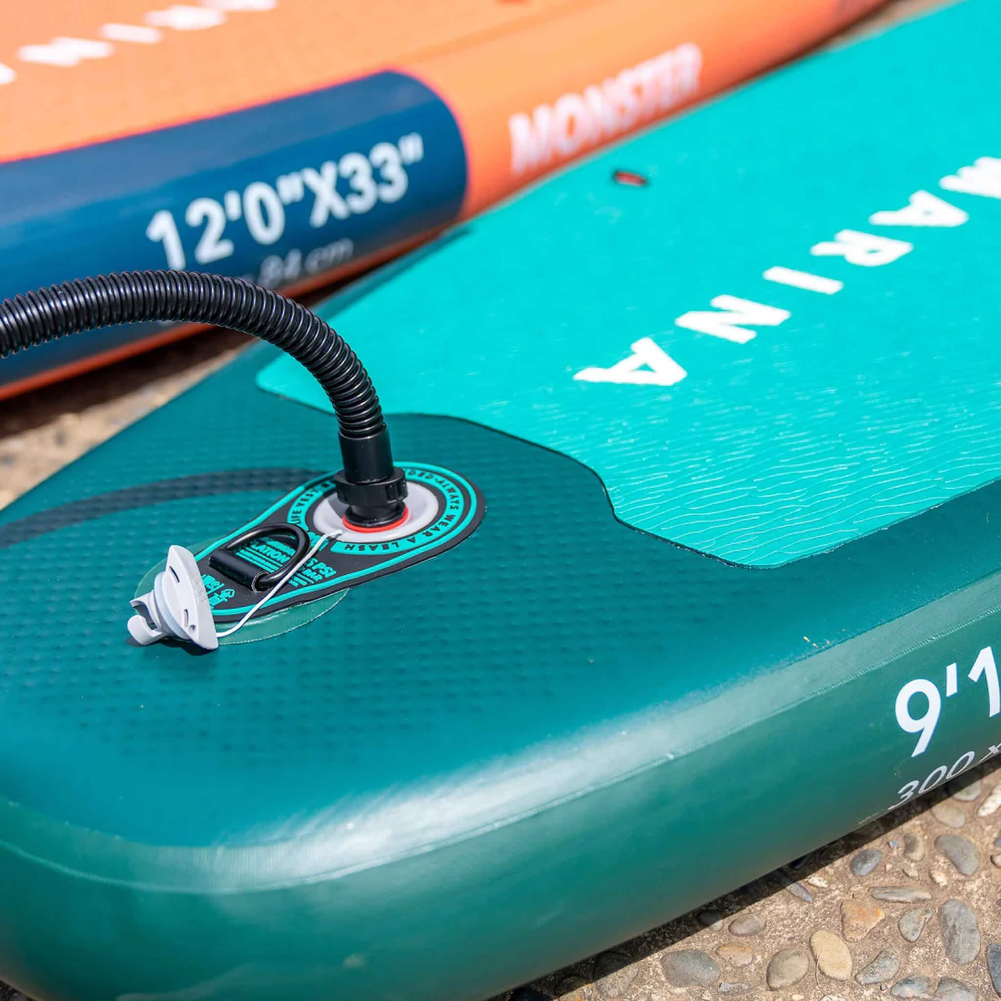 Aqua Marina Breeze 9FT Green Compact Inflatable SUP With Drop Stitch Light Technology [BT-23BRP] (SAK68745)