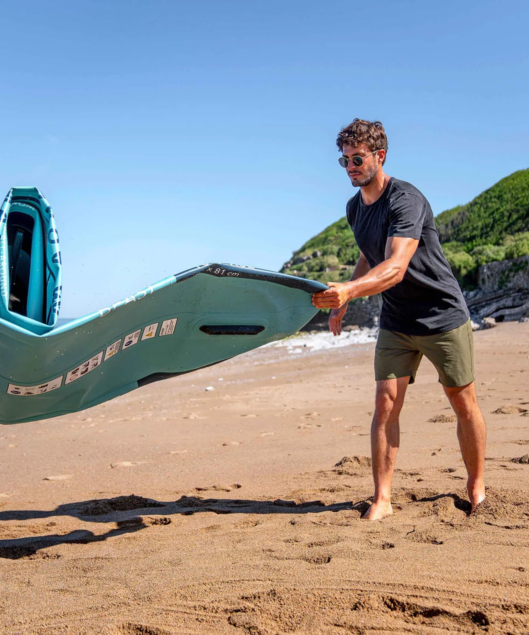 Aqua Marina Breeze 9FT Green Compact Inflatable SUP With Drop Stitch Light Technology [BT-23BRP] (SAK68745)
