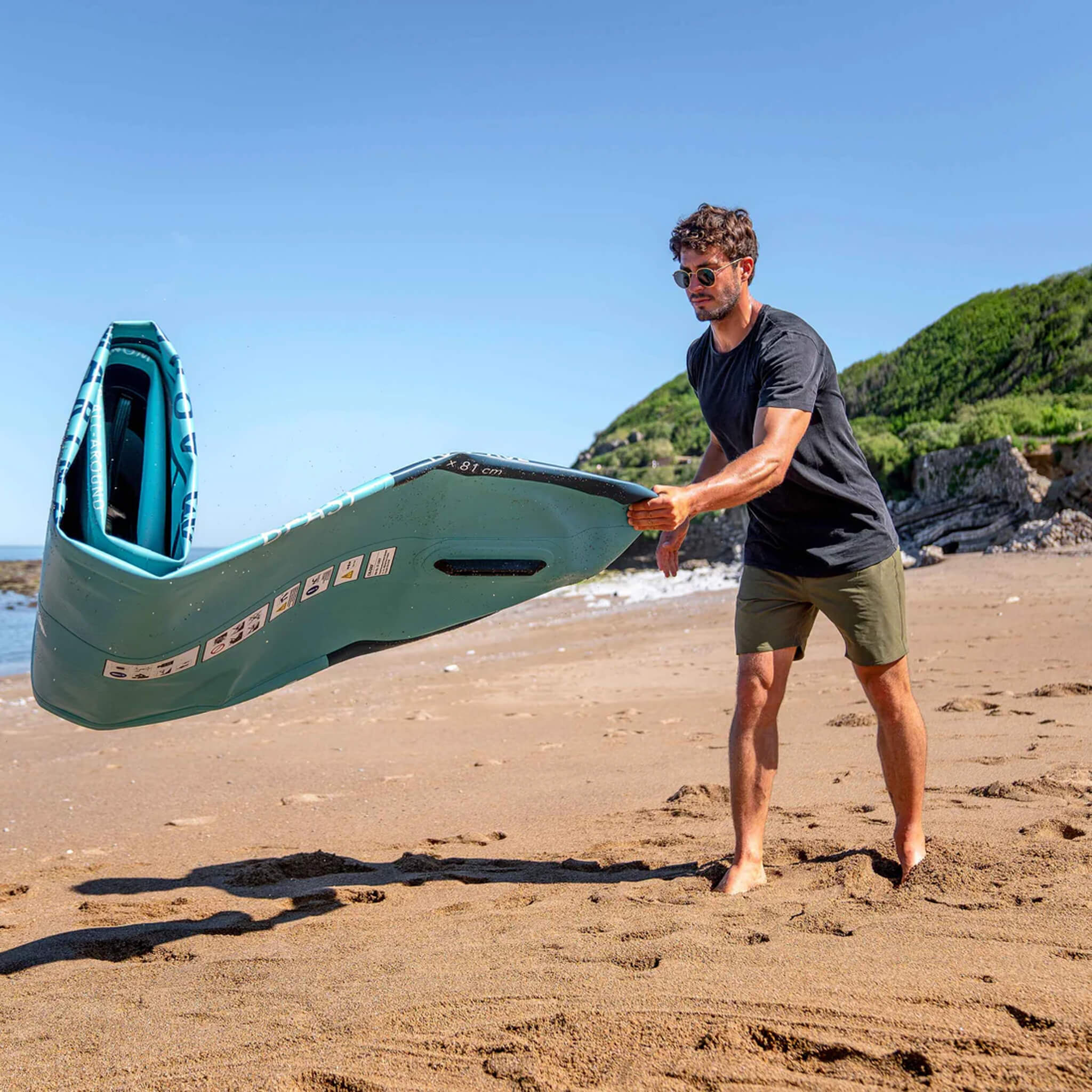 Aqua Marina Breeze 9FT Green Compact Inflatable SUP With Drop Stitch Light Technology [BT-23BRP] (SAK68745)