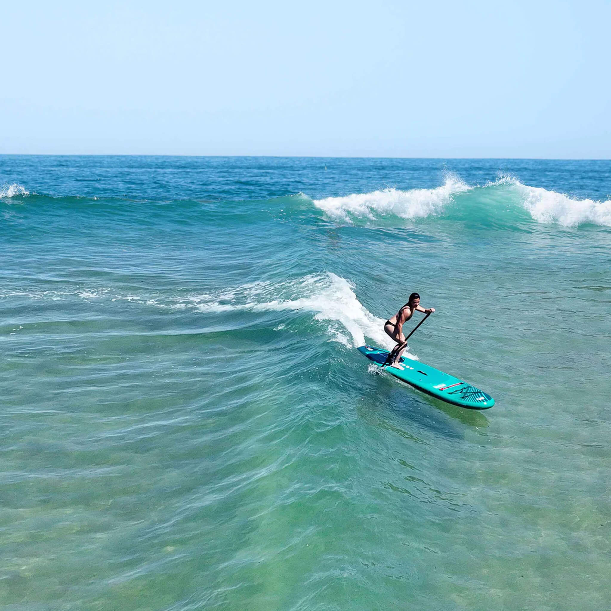 Aqua Marina Breeze 9FT Green Compact Inflatable SUP With Drop Stitch Light Technology [BT-23BRP] (SAK68745)