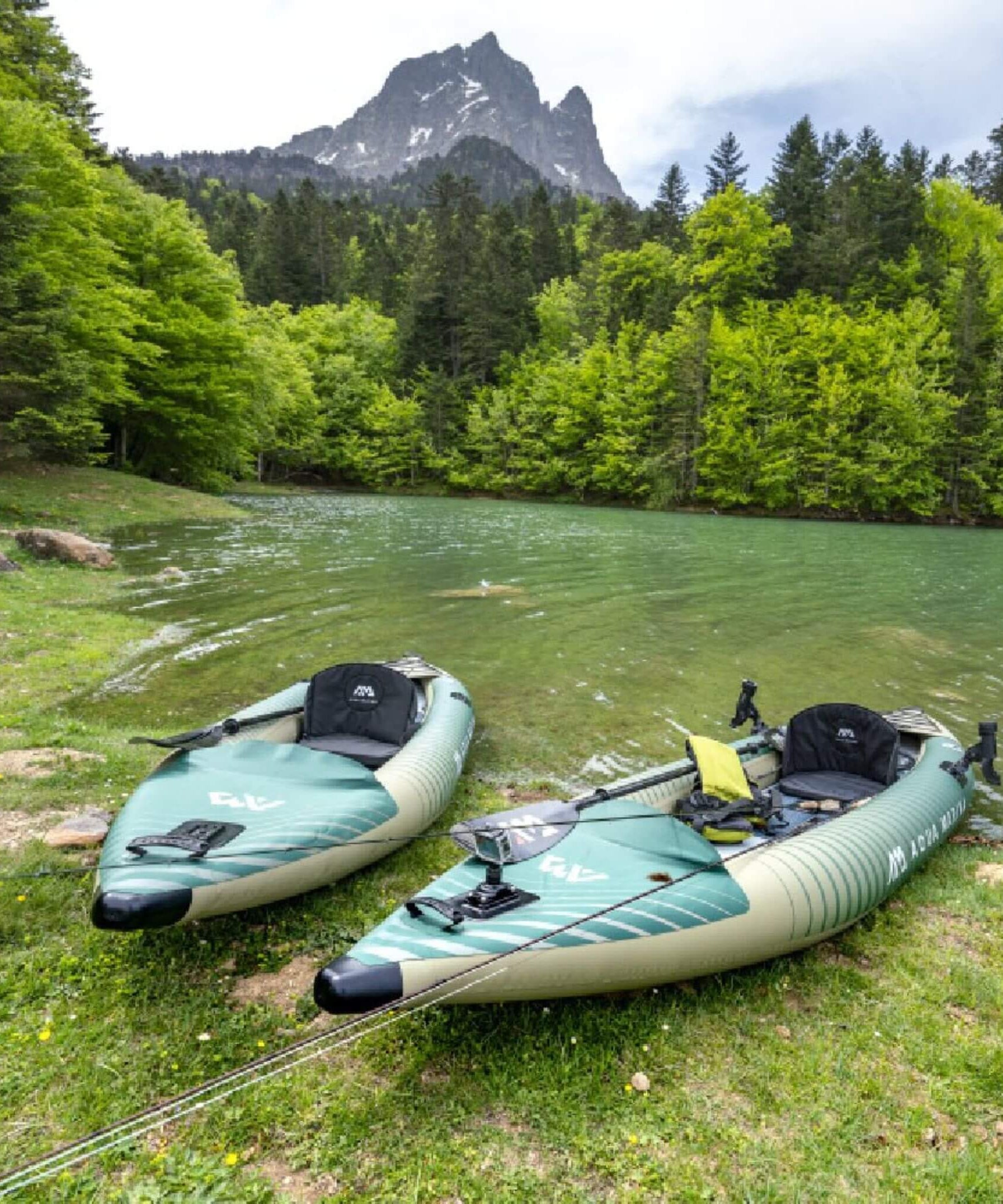 Aqua Marina Caliber 13FT Angling Kayak With Foldable Fishing Seat [Paddle Excluded] [CA-398] (SAK23467)