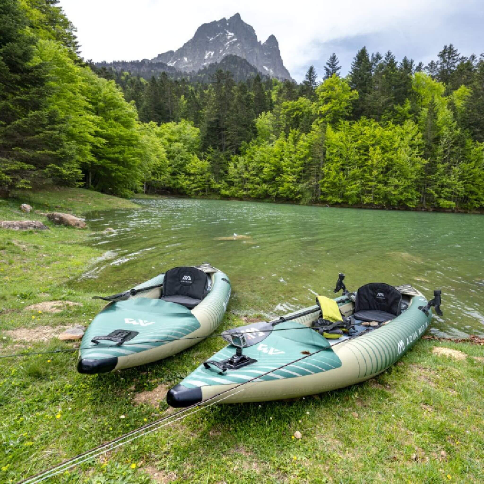 Aqua Marina Caliber 13FT Angling Kayak With Foldable Fishing Seat [Paddle Excluded] [CA-398] (SAK23467)