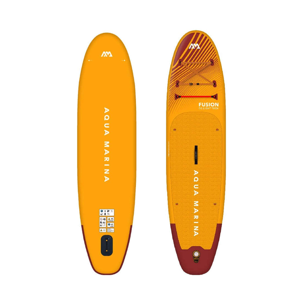 Aqua Marina Fusion 10FT Premium All-Around SUP W/ Durable PVC Rail Layers & Grooved EVA Footpad [BT-23FUP] (SAK37195)