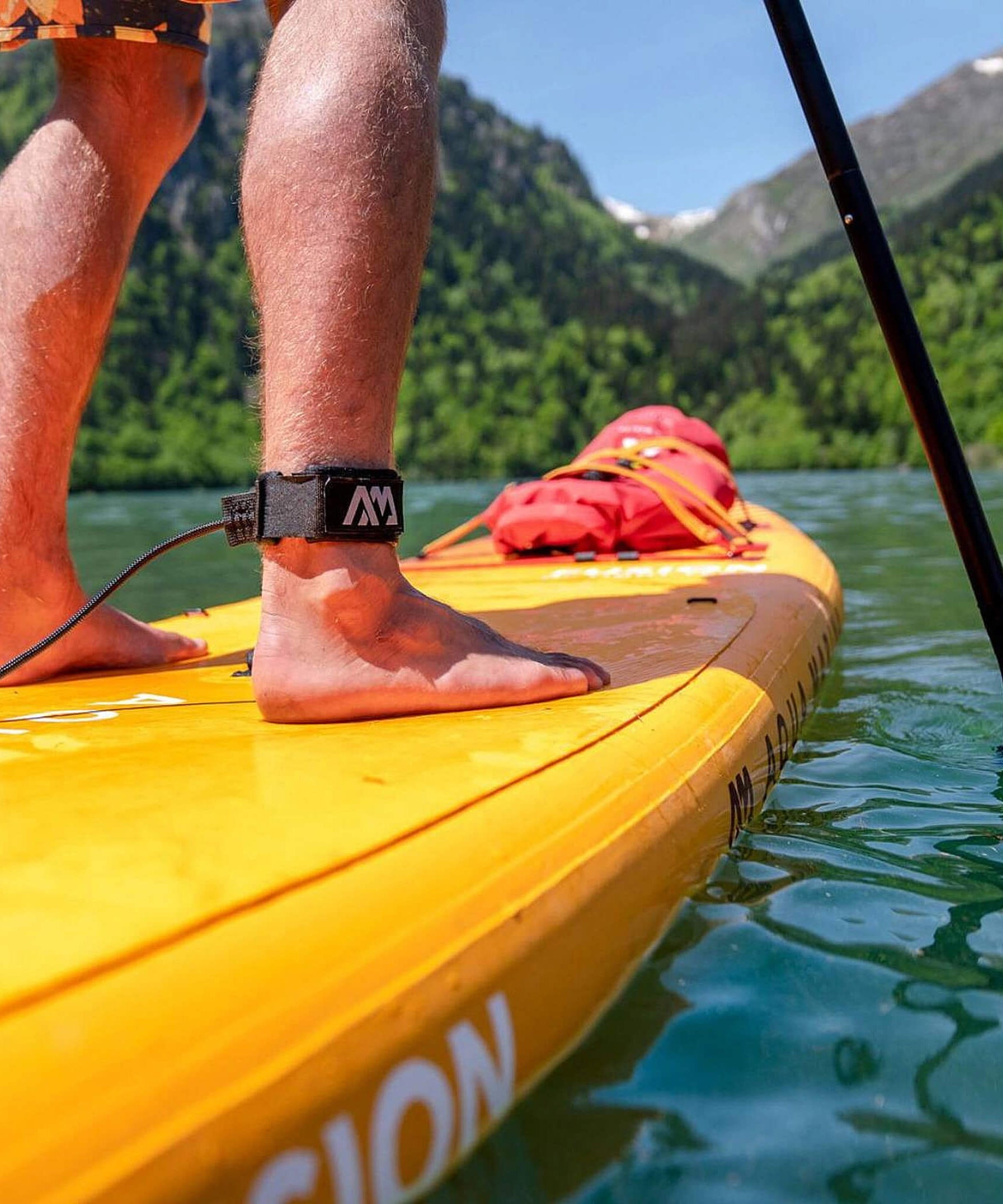 Aqua Marina Fusion 10FT Premium All-Around SUP W/ Durable PVC Rail Layers & Grooved EVA Footpad [BT-23FUP] (SAK37195)