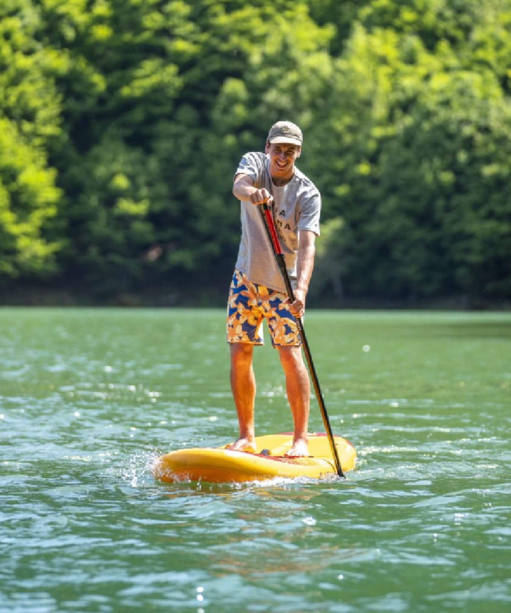Aqua Marina Fusion 10FT Premium All-Around SUP W/ Durable PVC Rail Layers & Grooved EVA Footpad [BT-23FUP] (SAK37195)