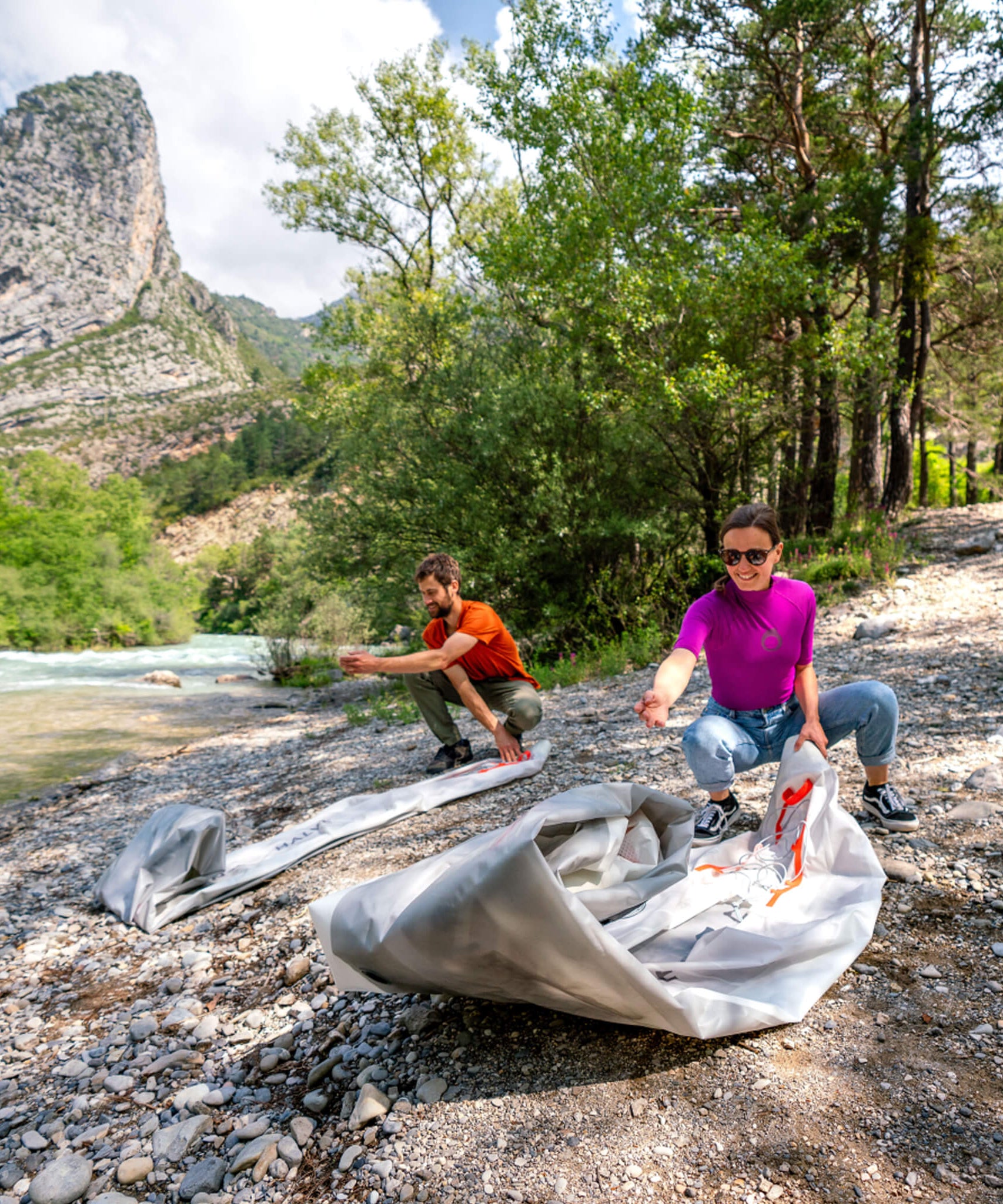 Aqua Marina Halve Ultra-Light Packayak™ 2-Person Kayak With DWF Deck [Paddle Excluded] [HA-398] (SAK41876)