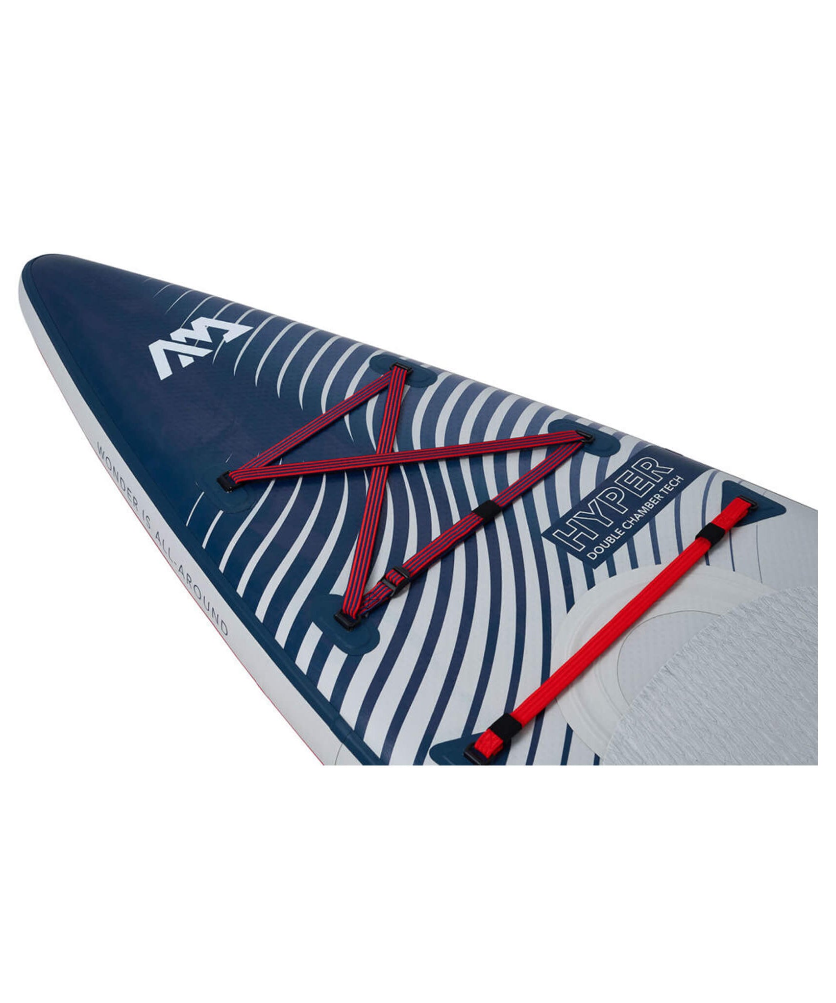 Aqua Marina Hyper 12FT Navy Touring SUP With Hydrodynamic Rail Edges & Adjustable Bungee [BT-23HY02] (SAK23285)