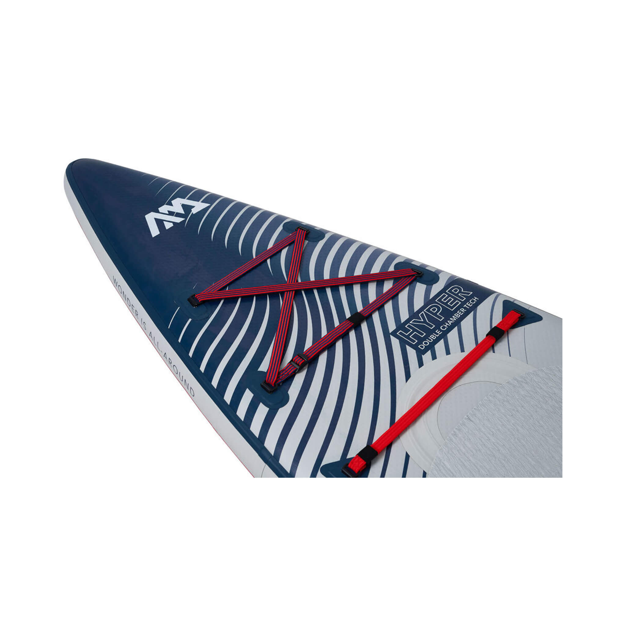 Aqua Marina Hyper 12FT Navy Touring SUP With Hydrodynamic Rail Edges & Adjustable Bungee [BT-23HY02] (SAK23285)