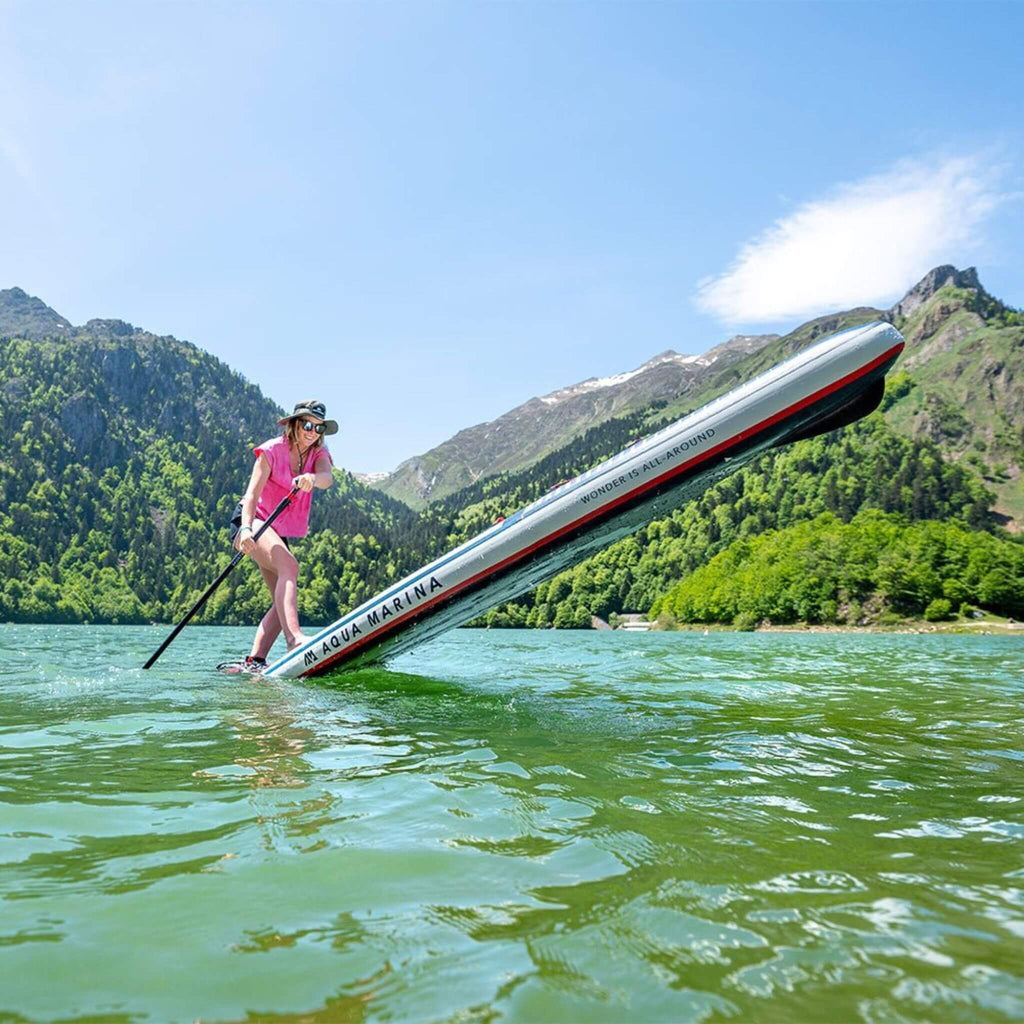 Aqua Marina Hyper 12FT Navy Touring SUP With Hydrodynamic Rail Edges & Adjustable Bungee [BT-23HY02] (SAK23285)