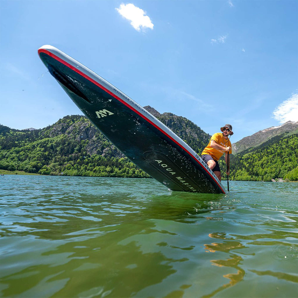 Aqua Marina Hyper 12FT Navy Touring SUP With Hydrodynamic Rail Edges & Adjustable Bungee [BT-23HY02] (SAK23285)