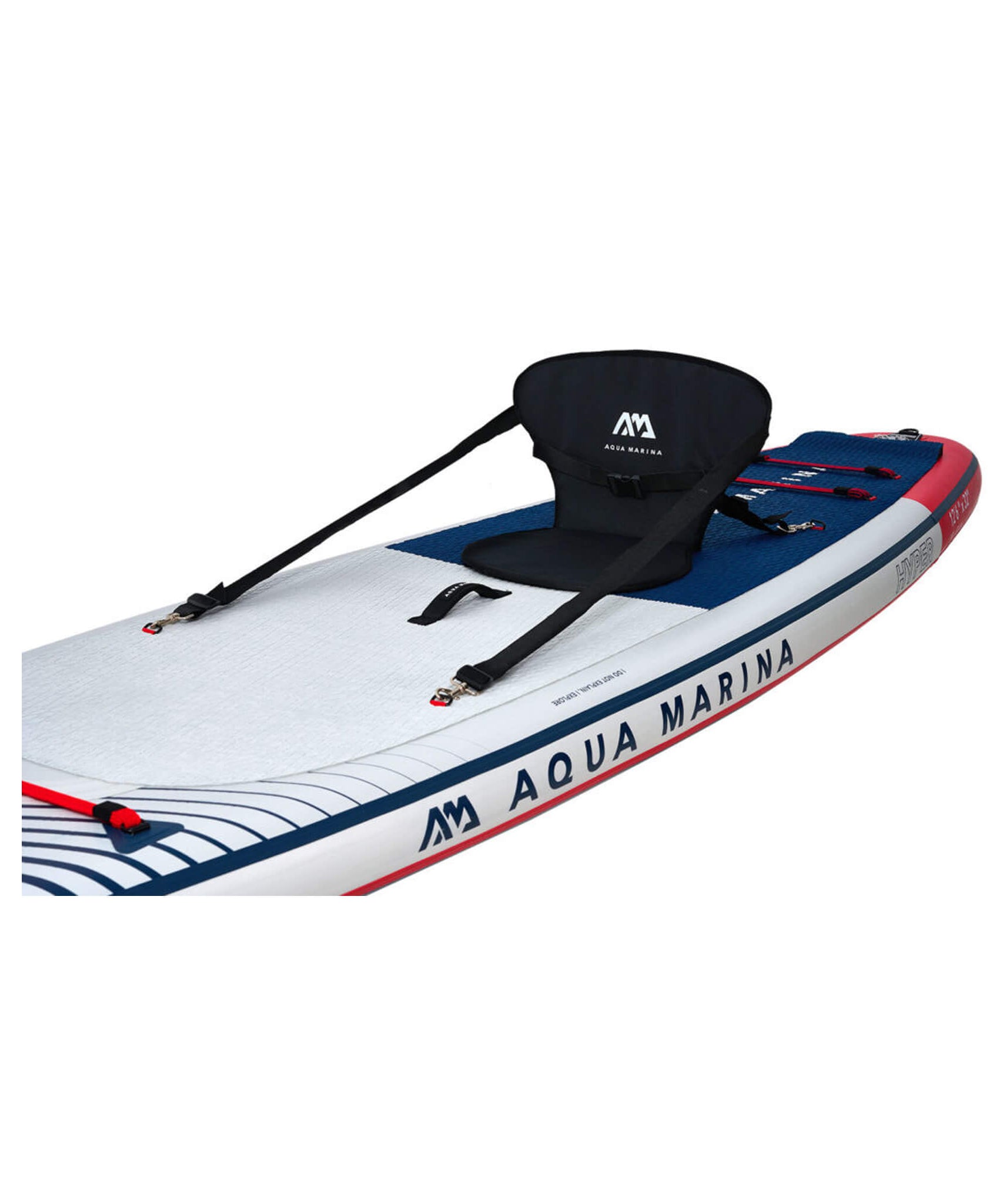 Aqua Marina Hyper 12FT Navy Touring SUP With Hydrodynamic Rail Edges & Adjustable Bungee [BT-23HY02] (SAK23285)