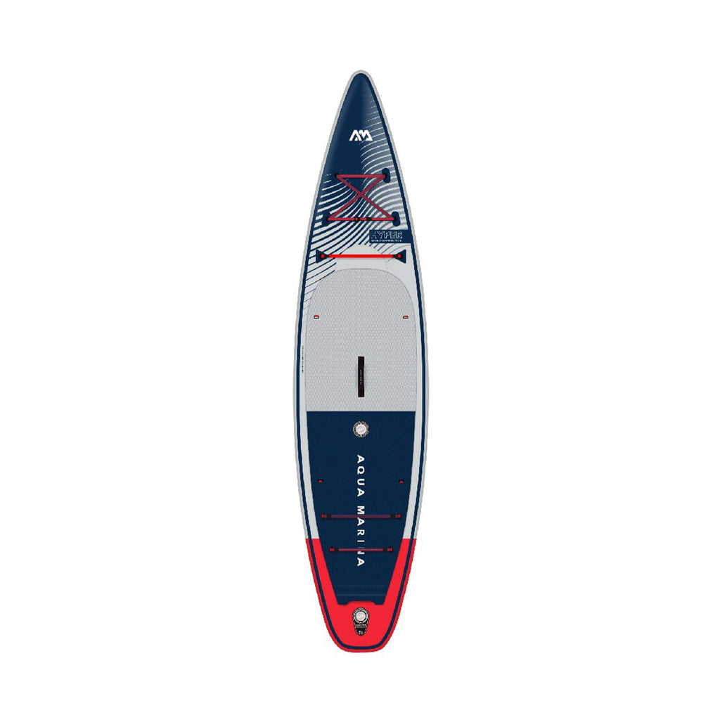 Aqua Marina Hyper 12FT Navy Touring SUP With Hydrodynamic Rail Edges & Adjustable Bungee [BT-23HY02] (SAK23285)