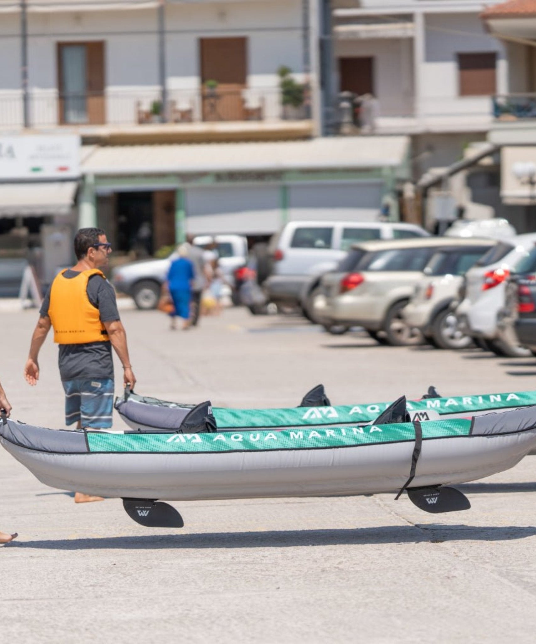Aqua Marina Laxo 320 2-Person 10FT Recreational Kayak With High-Back Seat And Adjustable Cargo Bungee [LA-320] (SAK01396)