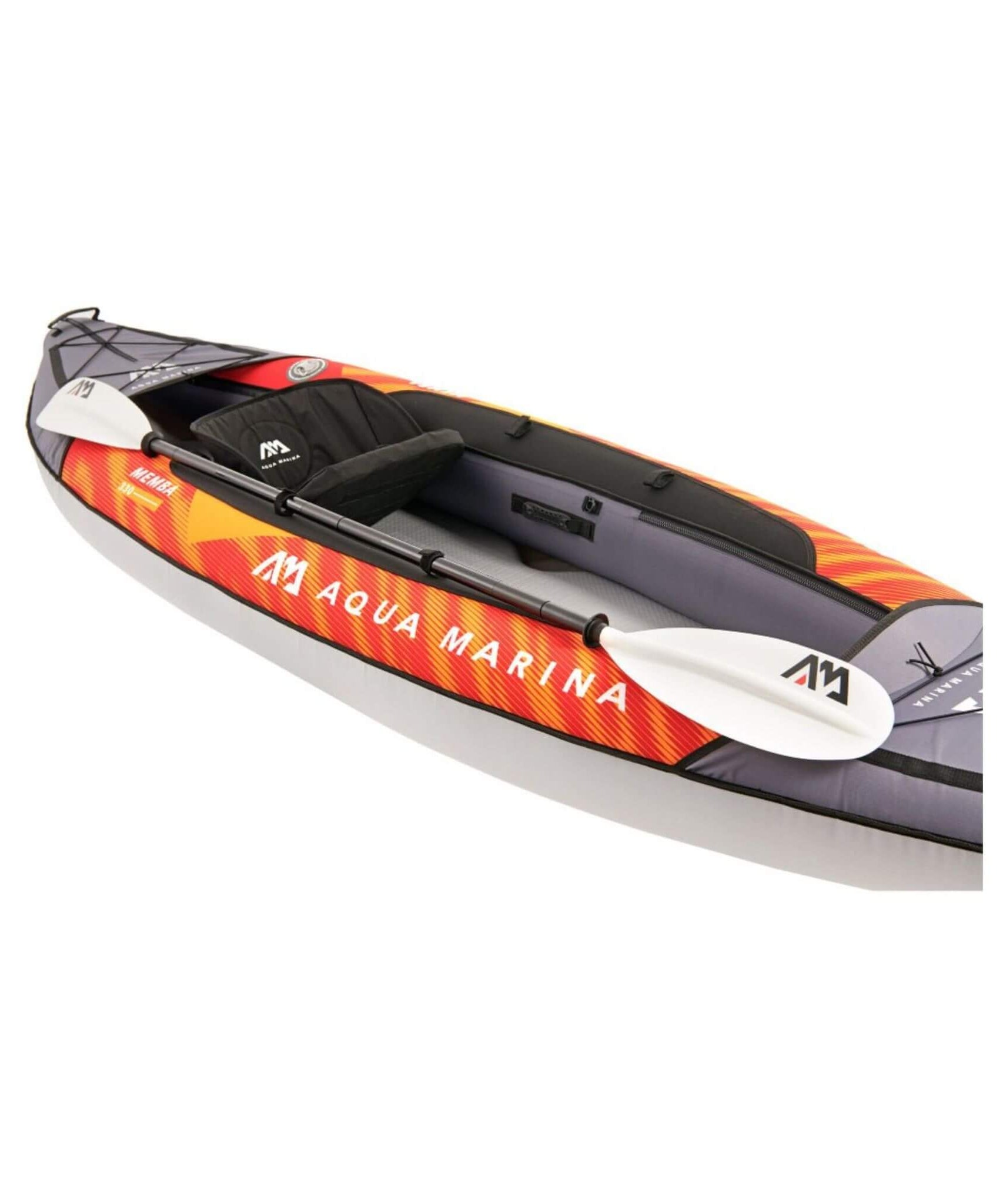 Aqua Marina Memba 330 10FT 1-Person Ultra Stiff Touring Kayak With Double Wall Fabric Floor [ME-330] (SAK56789)