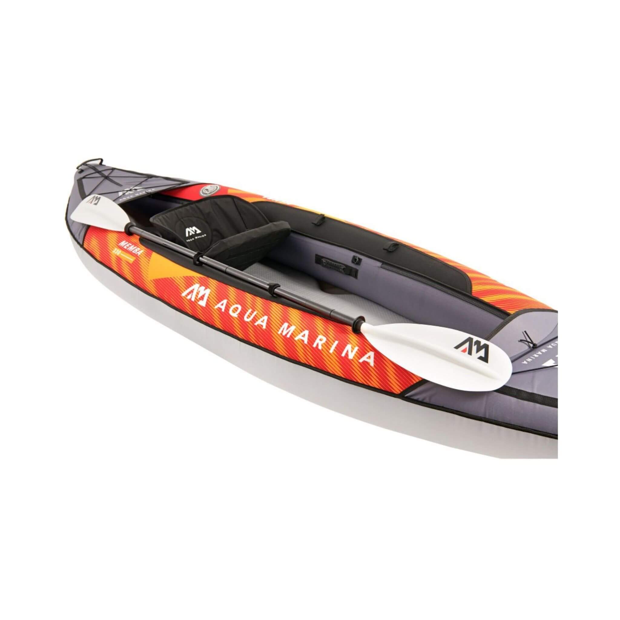 Aqua Marina Memba 330 10FT 1-Person Ultra Stiff Touring Kayak With Double Wall Fabric Floor [ME-330] (SAK56789)